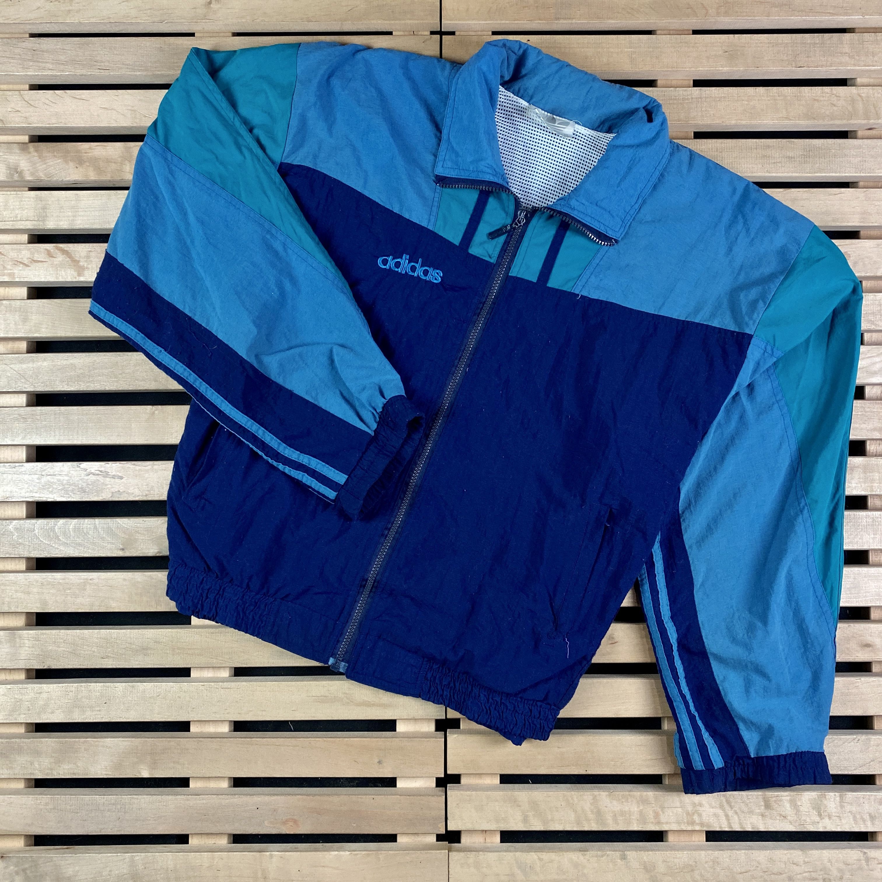 Adidas × Vintage Mens Bomber Jacket Adidas Vintage Size XL Size US XL / EU 56 / 4 - 1 Thumbnail