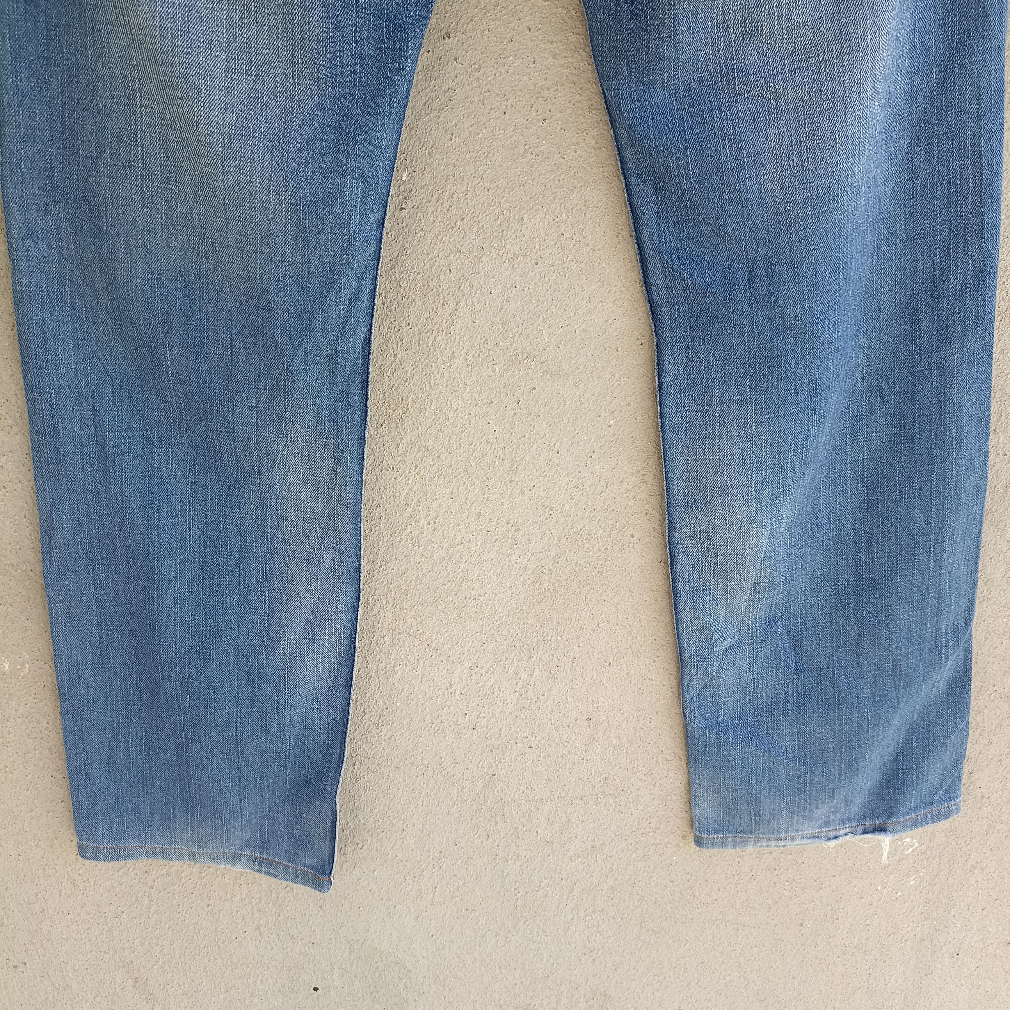 Japanese Brand Dominate Handcrafted Doublewaist Blue Jeans Size US 33 - 11 Thumbnail