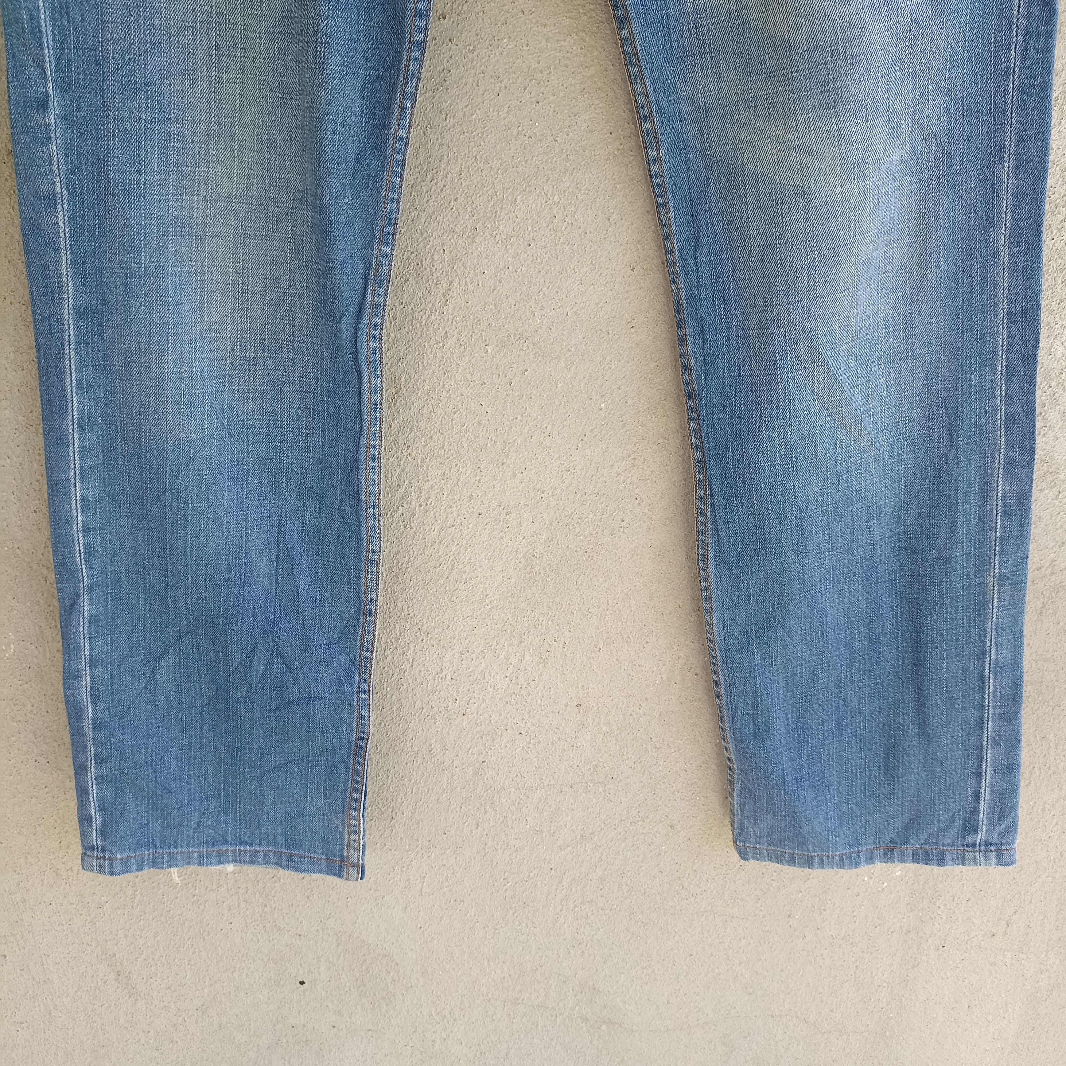 Japanese Brand Dominate Handcrafted Doublewaist Blue Jeans Size US 33 - 5 Thumbnail
