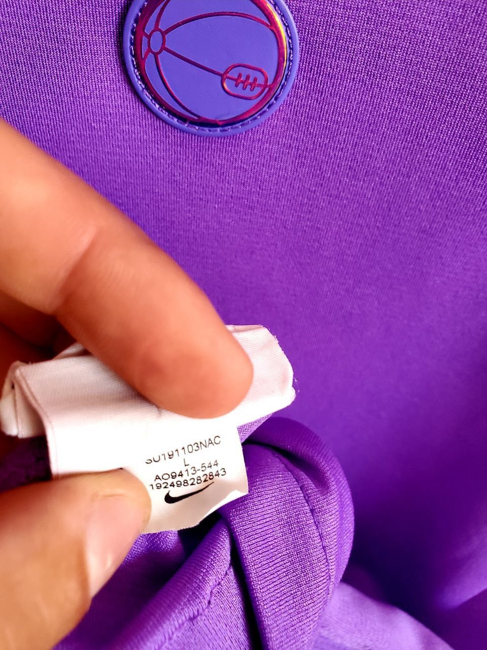 Nike tottencham training shirt size L mens purple Size US L / EU 52-54 / 3 - 6 Thumbnail