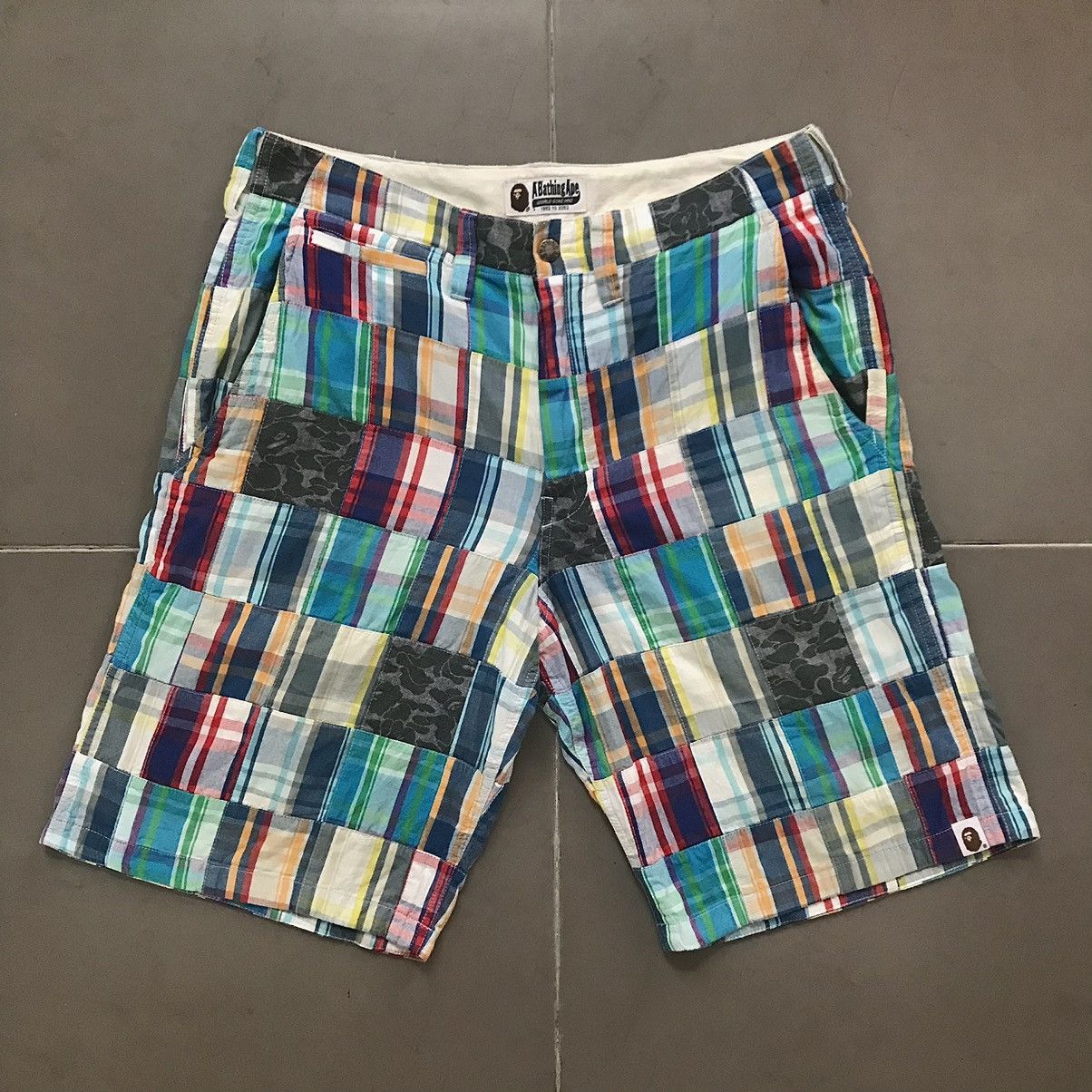 Bape Patchwork Shorts