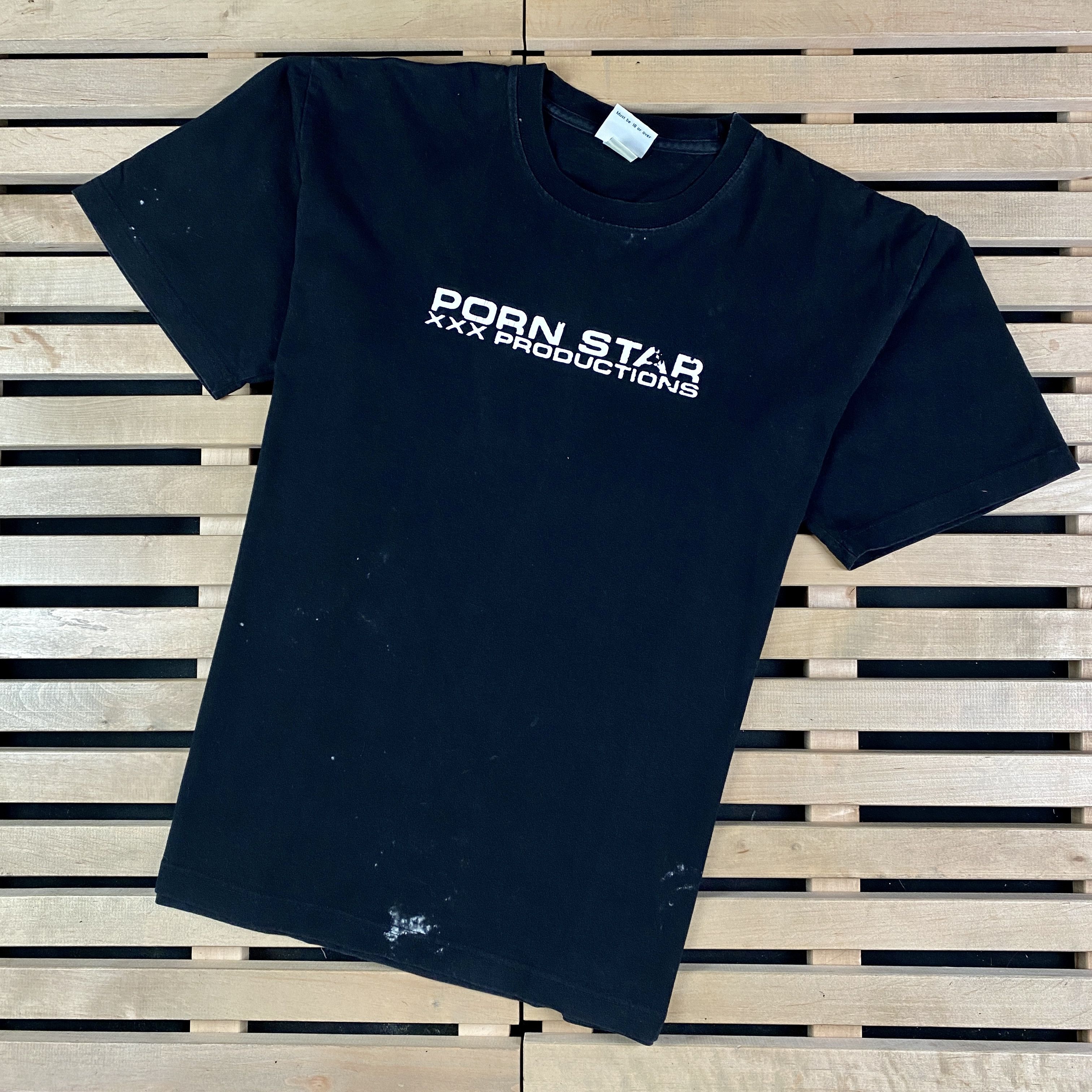Vintage Mens T-Shirt Porn Star Vintage Big Logo Size L Size US L / EU 52-54 / 3 - 1 Thumbnail