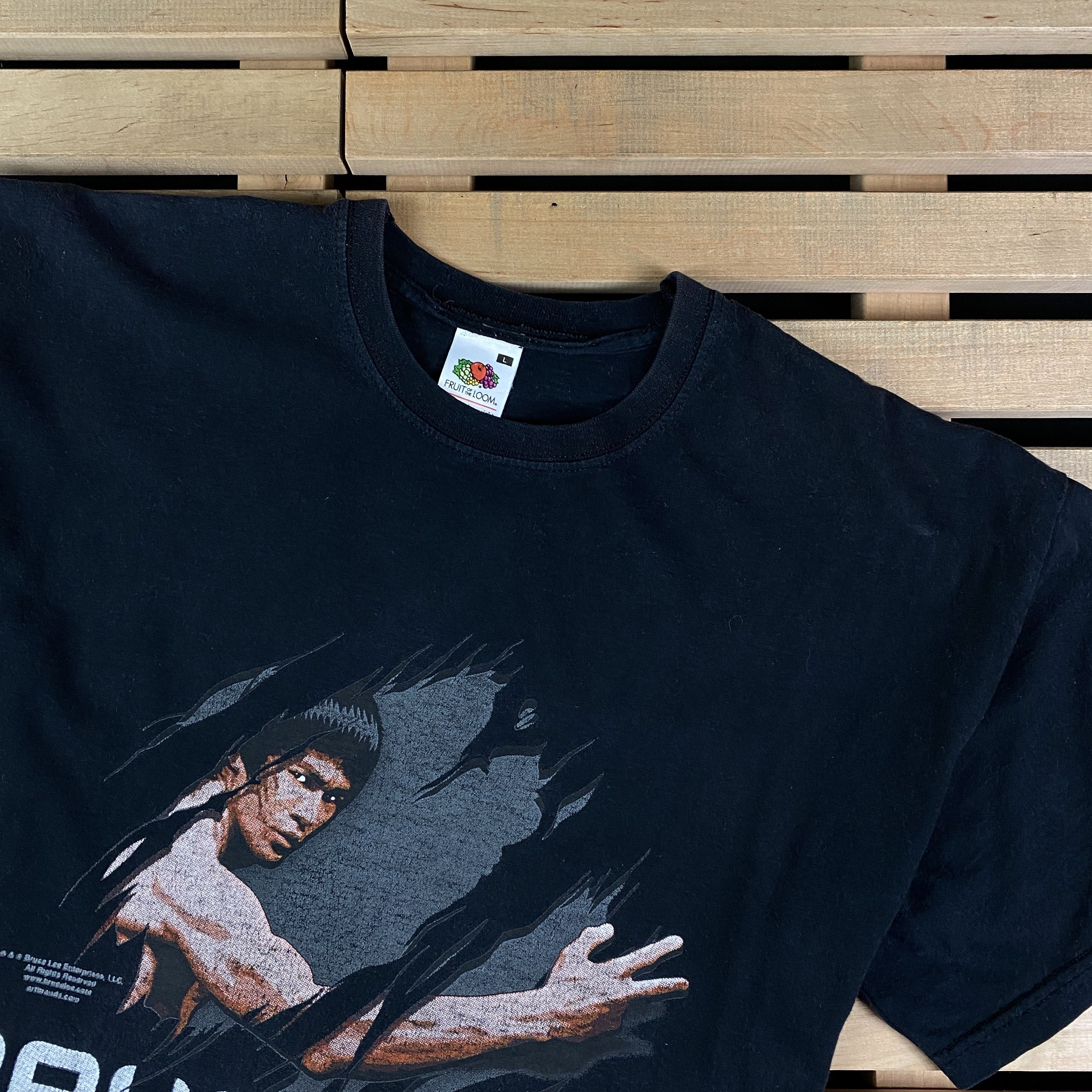 Vintage Mens T Shirt Bruce Lee Vintage Big Print Size L Size US L / EU 52-54 / 3 - 2 Thumbnail