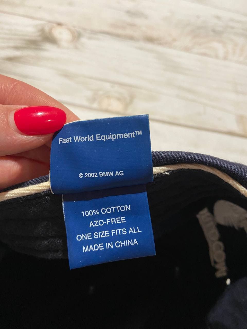 BMW Vintage BMW Williams F1 Team Racing Cap Hat 2002 Blue Size ONE SIZE - 8 Thumbnail
