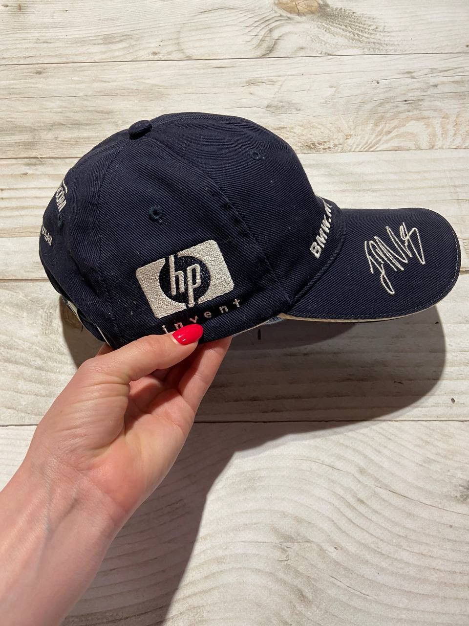 BMW Vintage BMW Williams F1 Team Racing Cap Hat 2002 Blue Size ONE SIZE - 4 Thumbnail