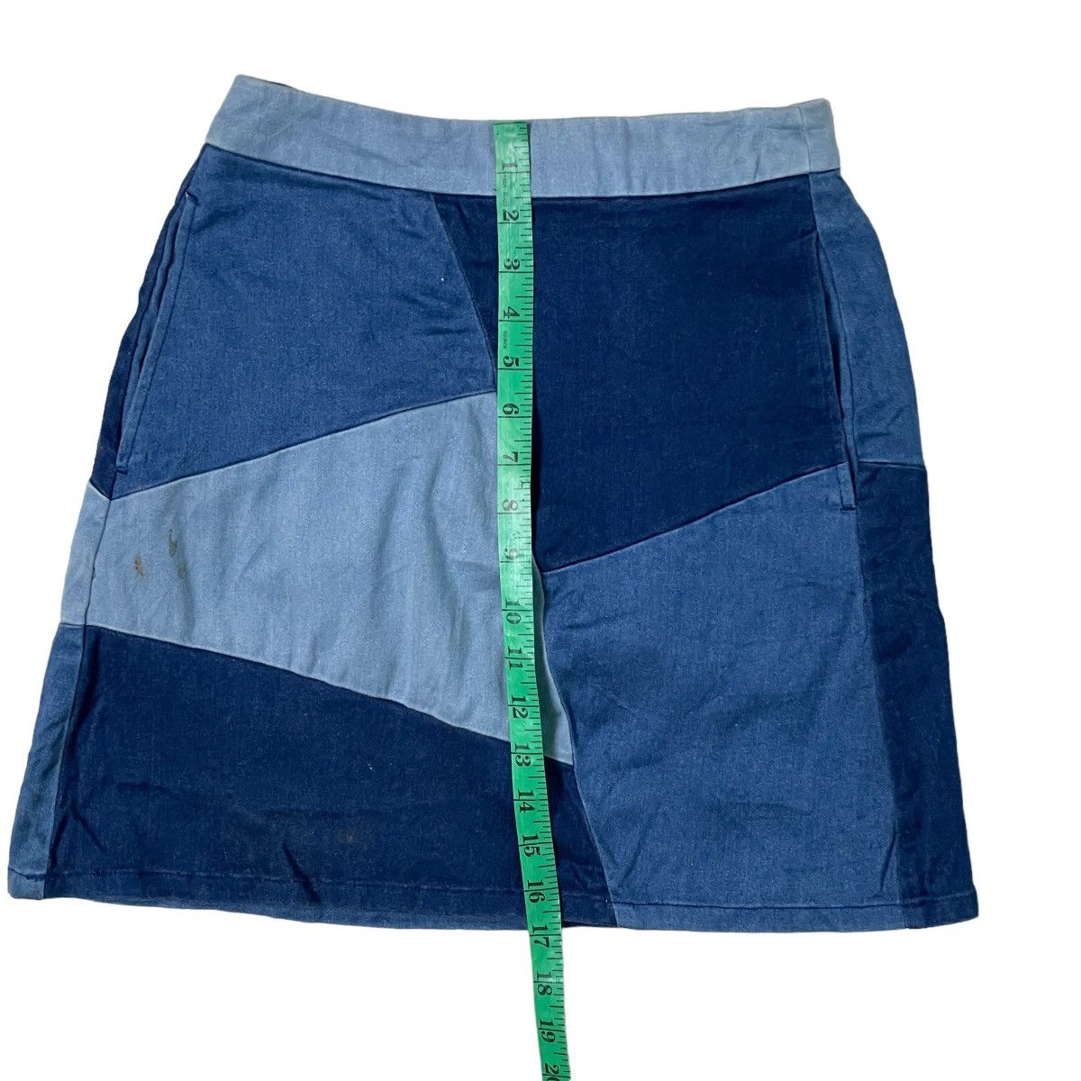 Vintage Patchwork Japanese Streetwear Mini Skirt Size 25" / US 0 / IT 36 - 15 Thumbnail