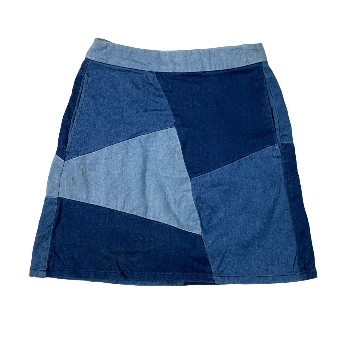 Vintage Patchwork Japanese Streetwear Mini Skirt Size 25" / US 0 / IT 36 - 6 Thumbnail