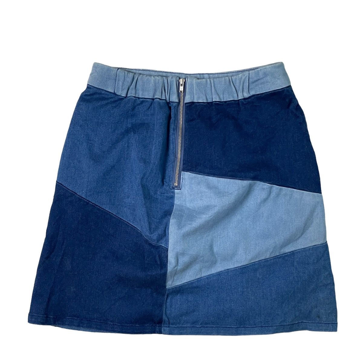 Vintage Patchwork Japanese Streetwear Mini Skirt Size 25" / US 0 / IT 36 - 12 Thumbnail