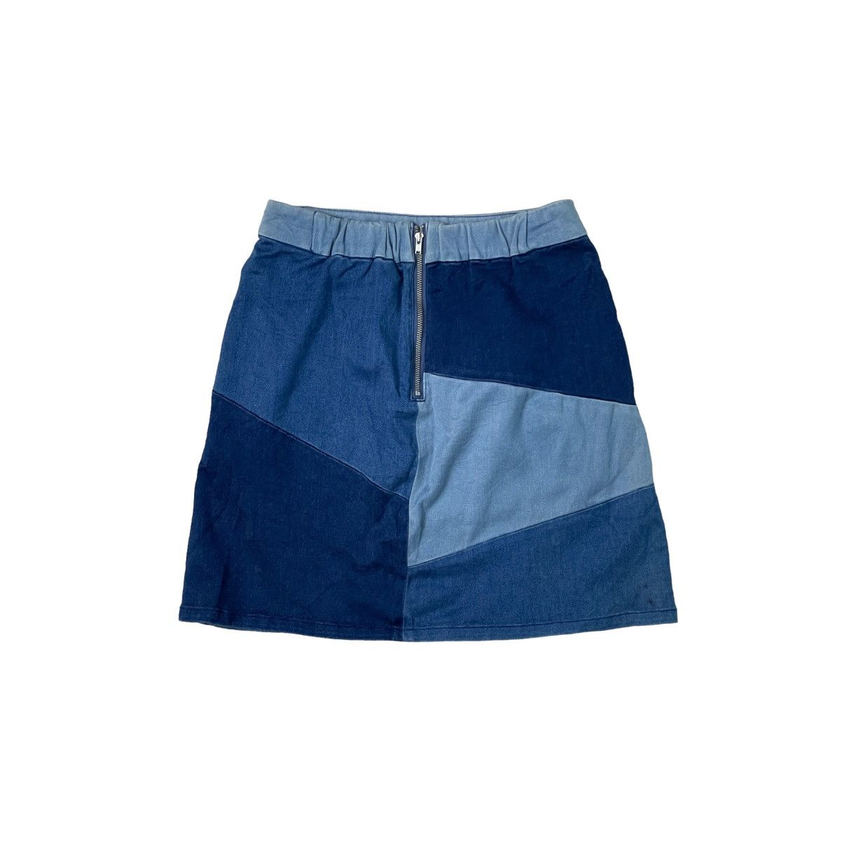 Vintage Patchwork Japanese Streetwear Mini Skirt Size 25" / US 0 / IT 36 - 1 Thumbnail