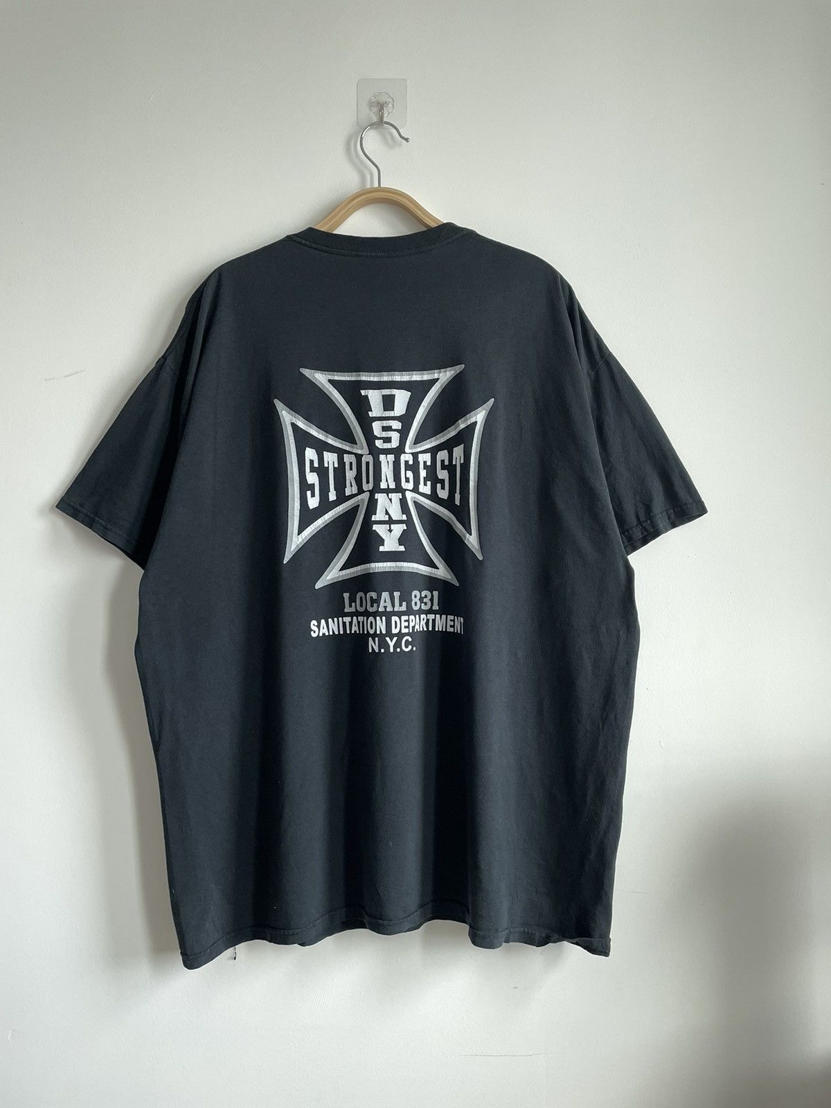 Jerzees × Vintage WEST COAST CHOPPER PARODY BLACK SHIRT Size US XXL / EU 58 / 5 - 2 Thumbnail