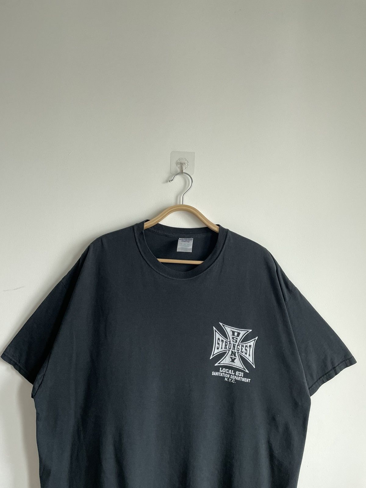 Jerzees × Vintage WEST COAST CHOPPER PARODY BLACK SHIRT Size US XXL / EU 58 / 5 - 5 Thumbnail