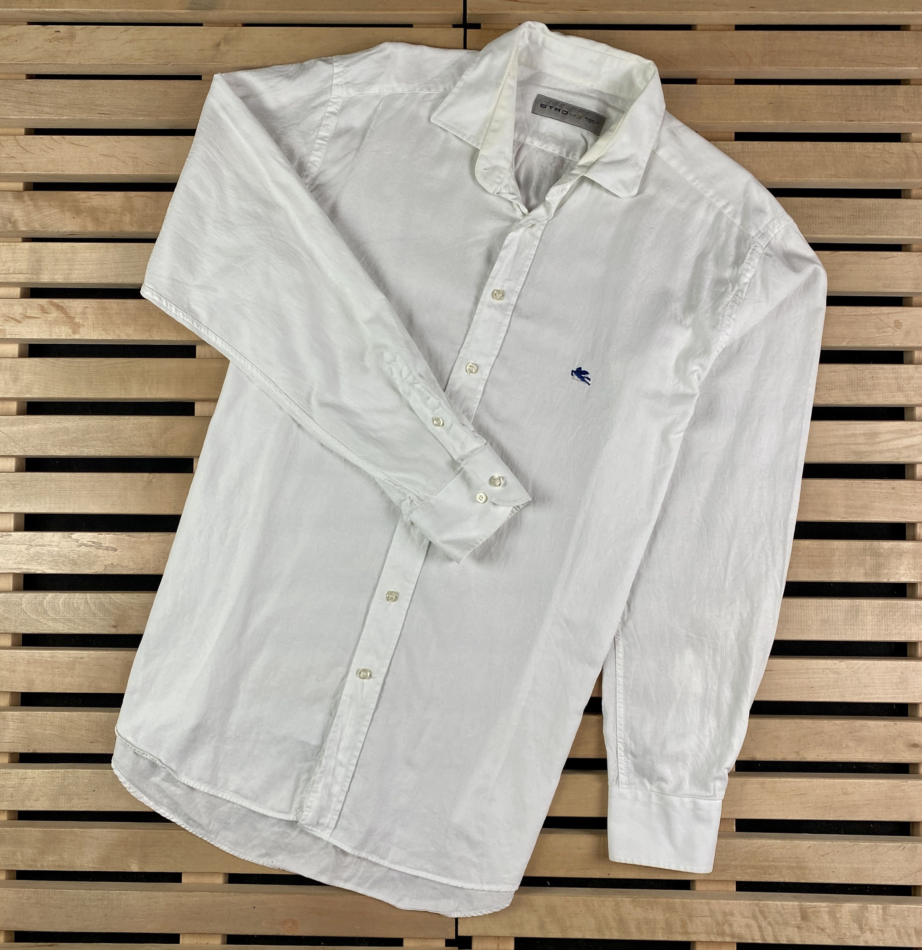 Etro Mens Shirt Long Sleeve Etro Size 43 Printed Size US L / EU 52-54 / 3 - 1 Thumbnail