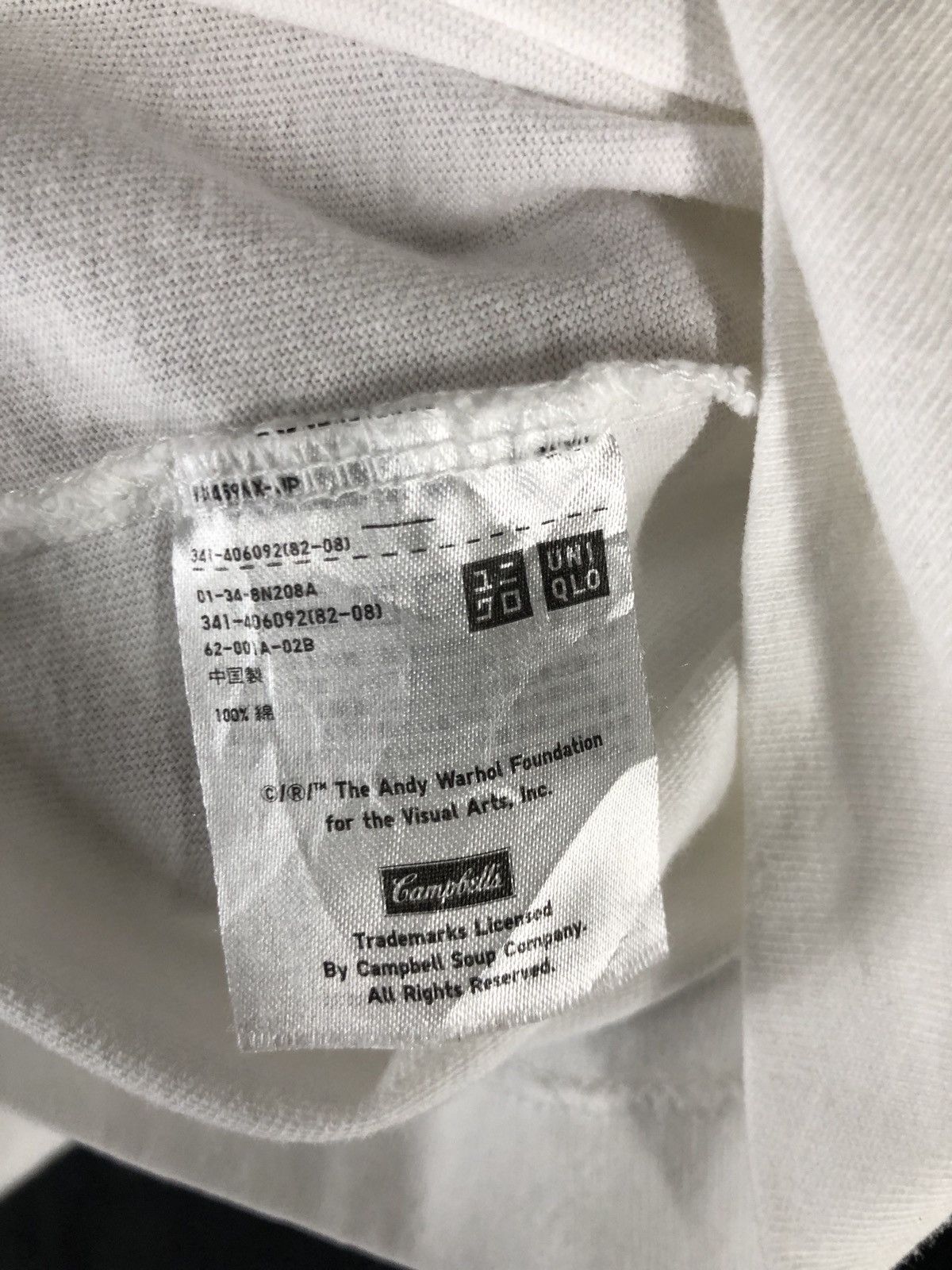 Andy Warhol × Japanese Brand × Uniqlo Uniqlo x Andy Warhol “Campbells Tomato Soup” Tee Shirt cw21 Size US S / EU 44-46 / 1 - 7 Thumbnail