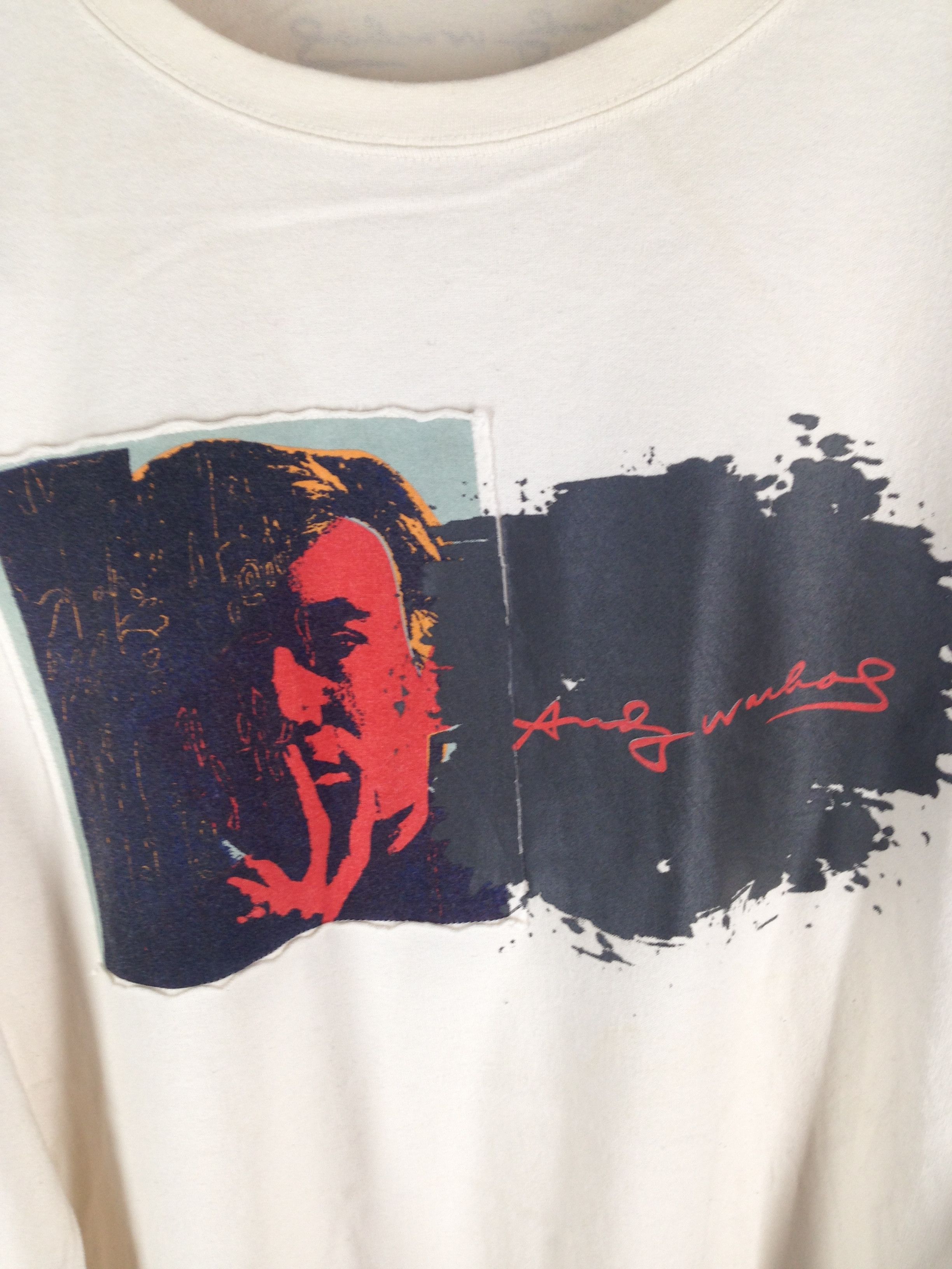 Andy Warhol Andy Warhol Patches Style Ls T Shirt Size L GCW23 Size US L / EU 52-54 / 3 - 3 Thumbnail