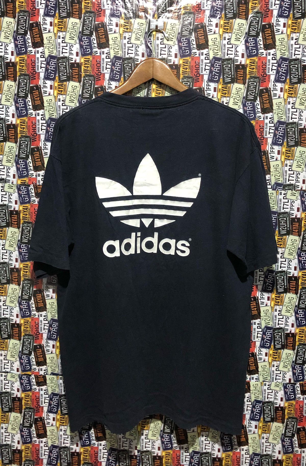 Adidas × Vintage Vtg adidas big logo Size US L / EU 52-54 / 3 - 2 Thumbnail