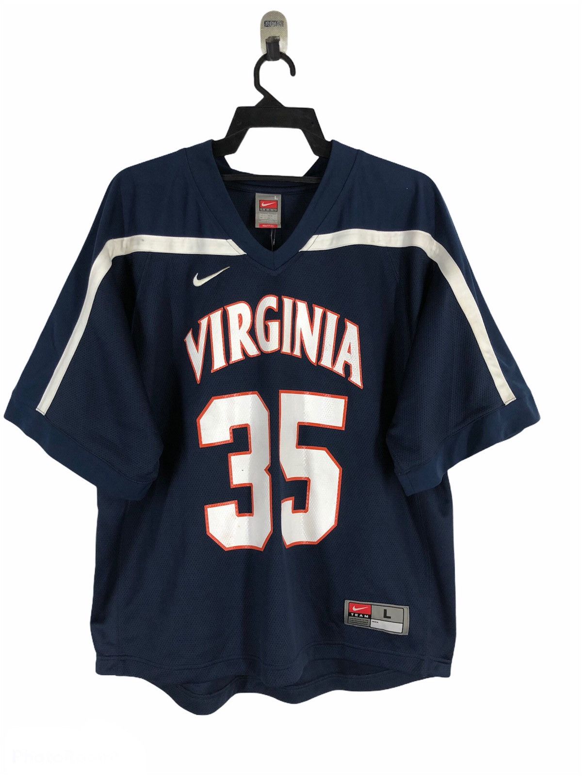 Nike × Vintage Vintage Nike Virginia Cavaliers #35 Football Jersey Men's Size US XL / EU 56 / 4 - 1 Thumbnail