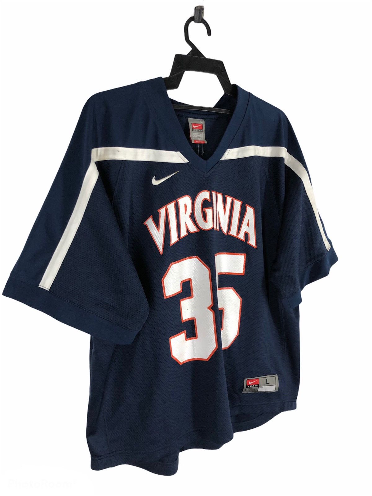 Nike × Vintage Vintage Nike Virginia Cavaliers #35 Football Jersey Men's Size US XL / EU 56 / 4 - 2 Thumbnail
