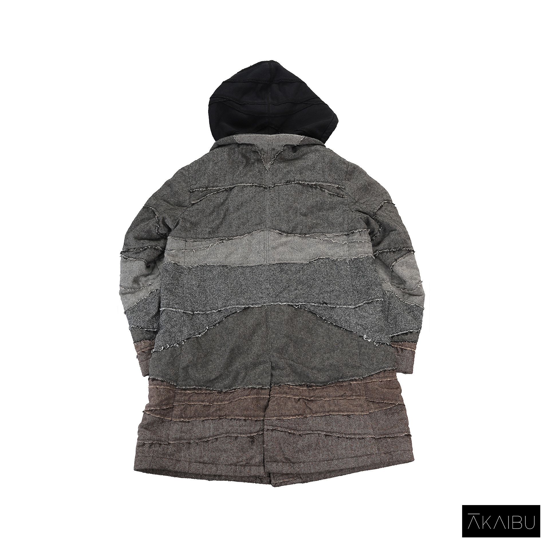 Greg Lauren FW19 Reconstructed Herringbone Coat Size US L / EU 52-54 / 3 - 2 Thumbnail