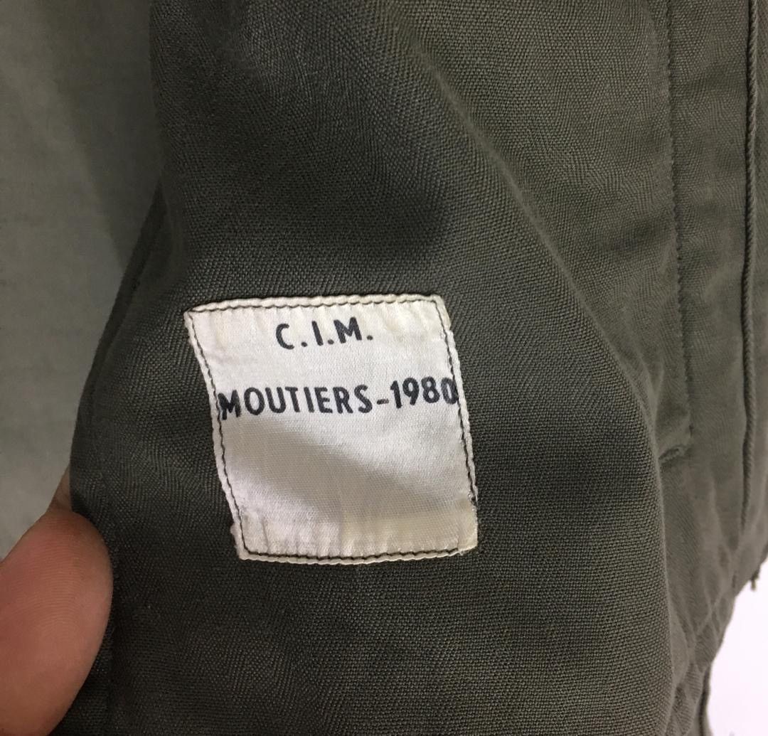 Vintage 1980 French Military Field Jacket – C.I.M. MOUTIERS Size US M / EU 48-50 / 2 - 7 Thumbnail