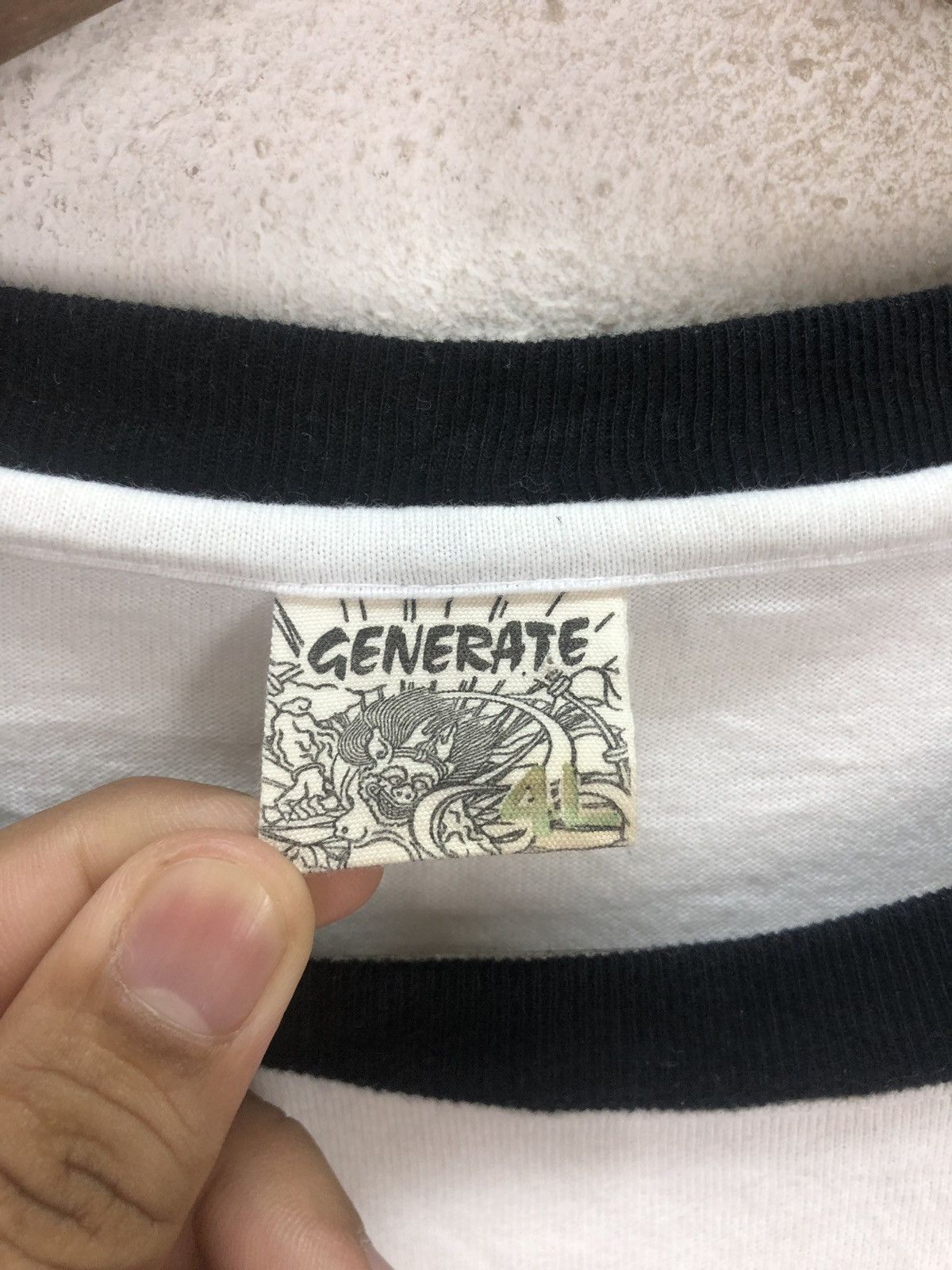 Japanese Brand × Vintage Vtg Generate Dragon Graphic Long Sleeve Shirt Japanese Style Size US XXL / EU 58 / 5 - 9 Thumbnail
