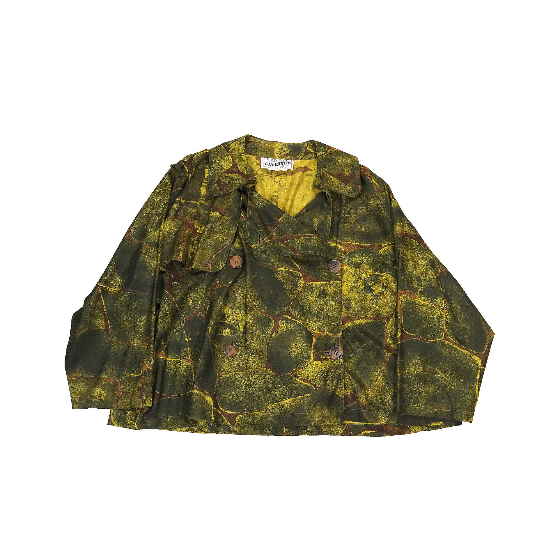 Jean Paul Gaultier 1987 Medusa Print Jacket Size US S / EU 44-46 / 1 - 1 Thumbnail