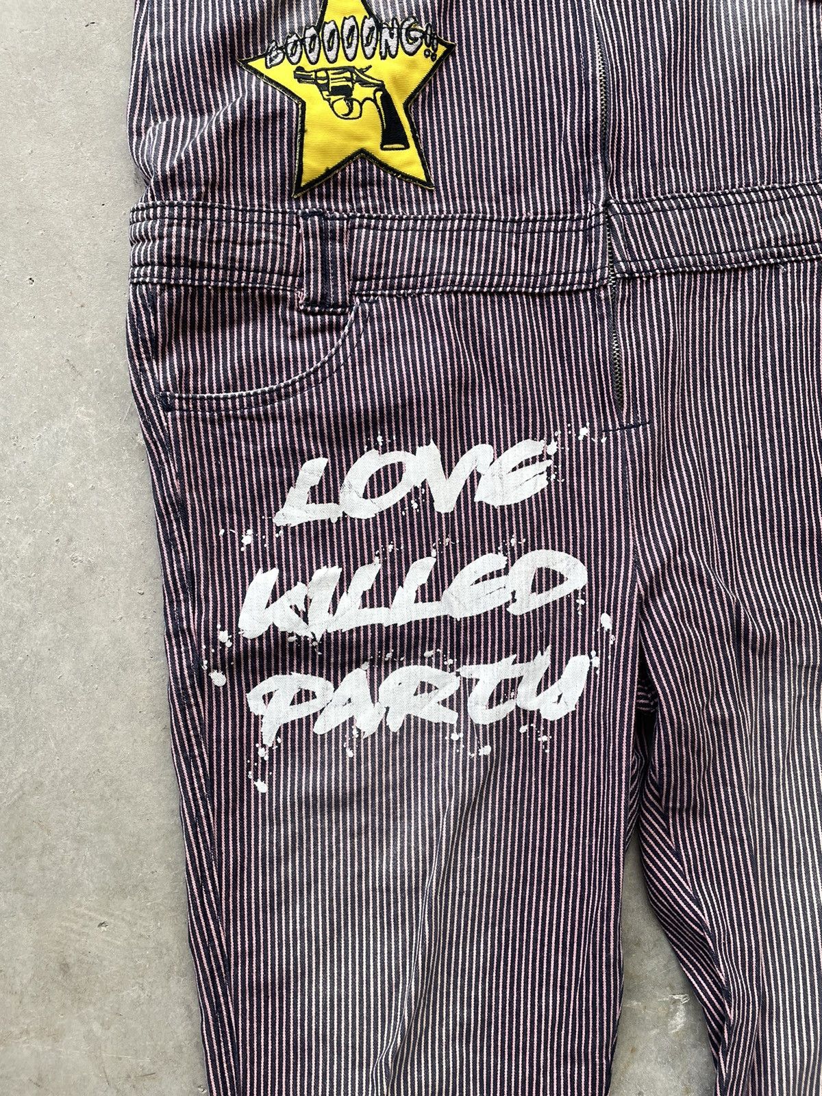 Japanese Brand × Seditionaries DIG DEEP PUNK HICKORY COVERALLS Size ONE SIZE - 9 Thumbnail