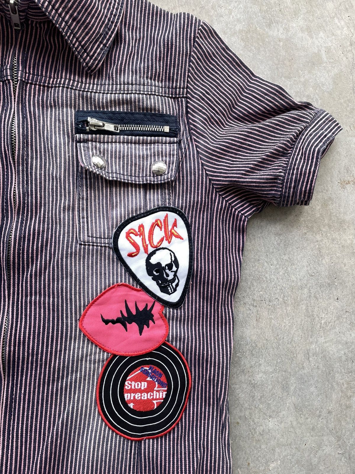 Japanese Brand × Seditionaries DIG DEEP PUNK HICKORY COVERALLS Size ONE SIZE - 10 Thumbnail
