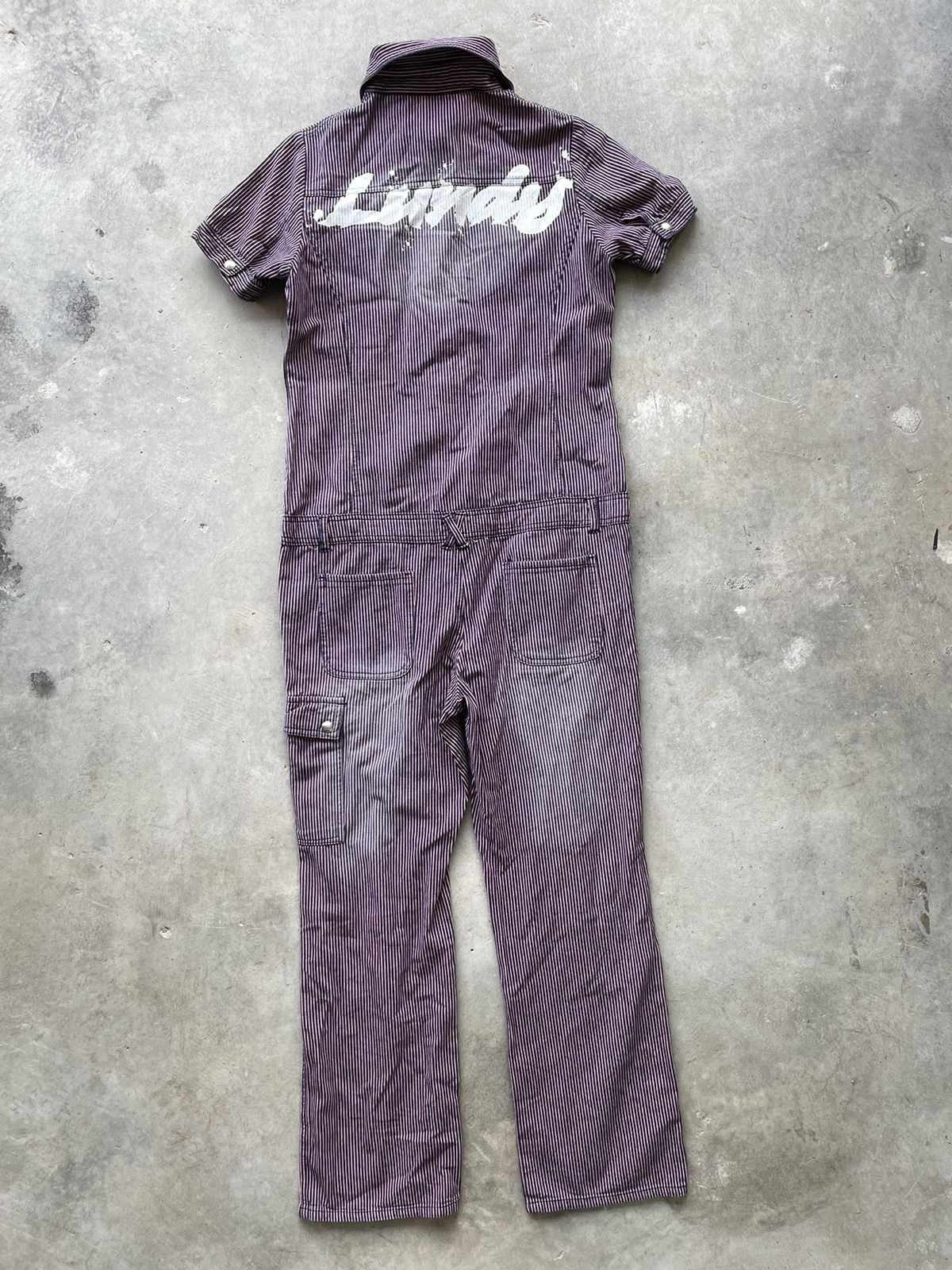 Japanese Brand × Seditionaries DIG DEEP PUNK HICKORY COVERALLS Size ONE SIZE - 5 Thumbnail