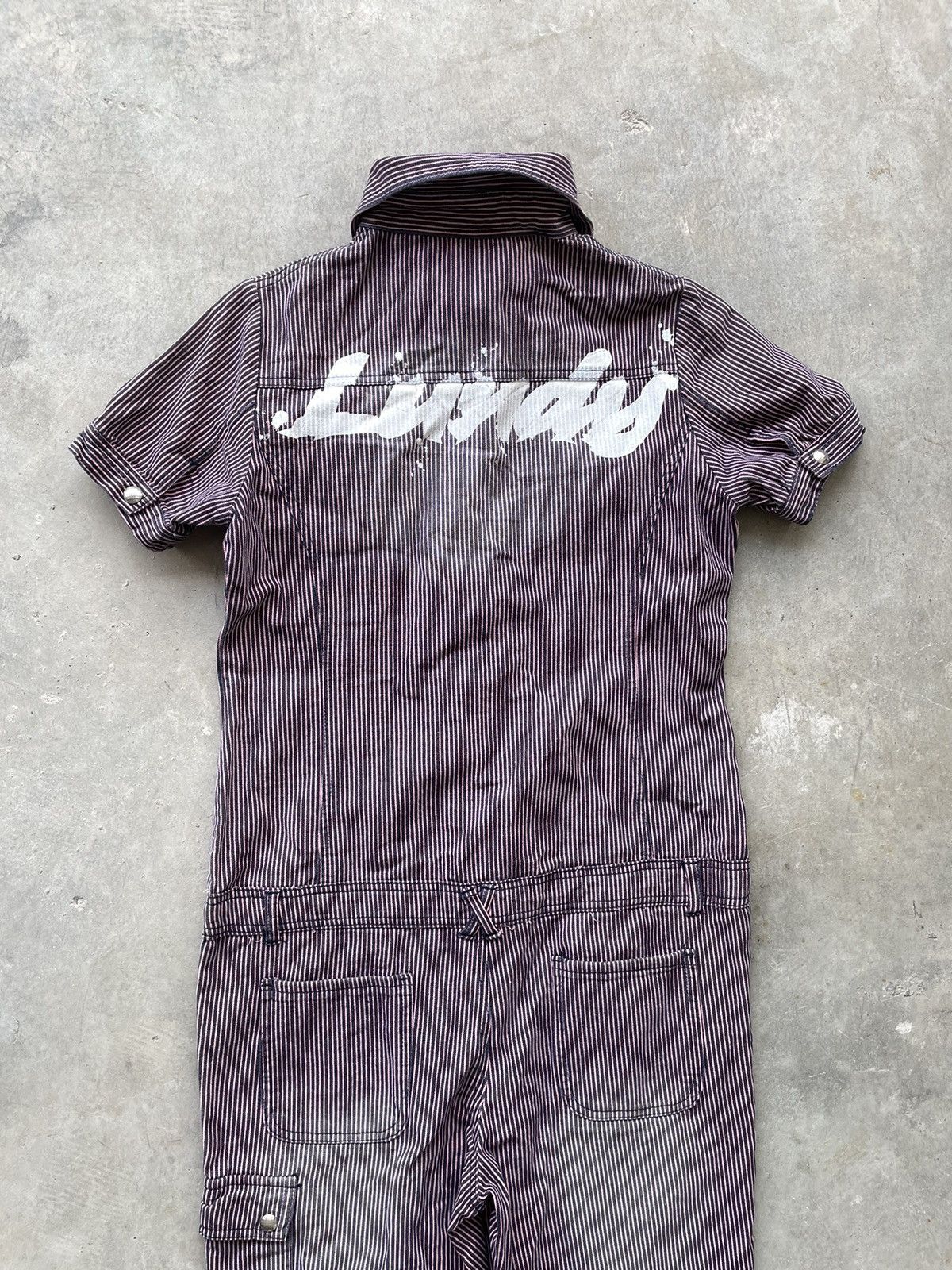 Japanese Brand × Seditionaries DIG DEEP PUNK HICKORY COVERALLS Size ONE SIZE - 6 Thumbnail