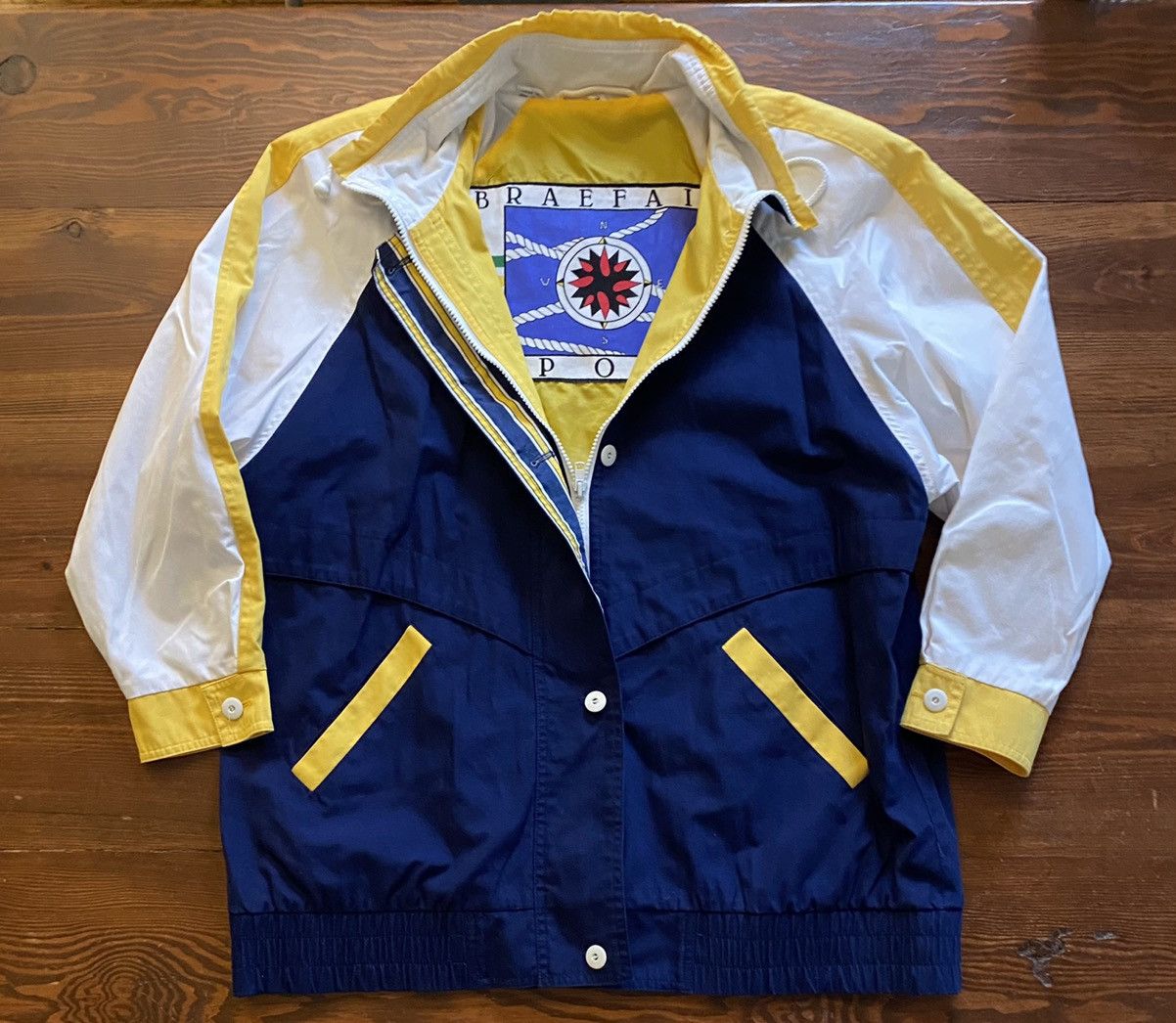 Vintage Vintage 90’s Braefair Sailing Light Jacket Size US M / EU 48-50 / 2 - 1 Thumbnail