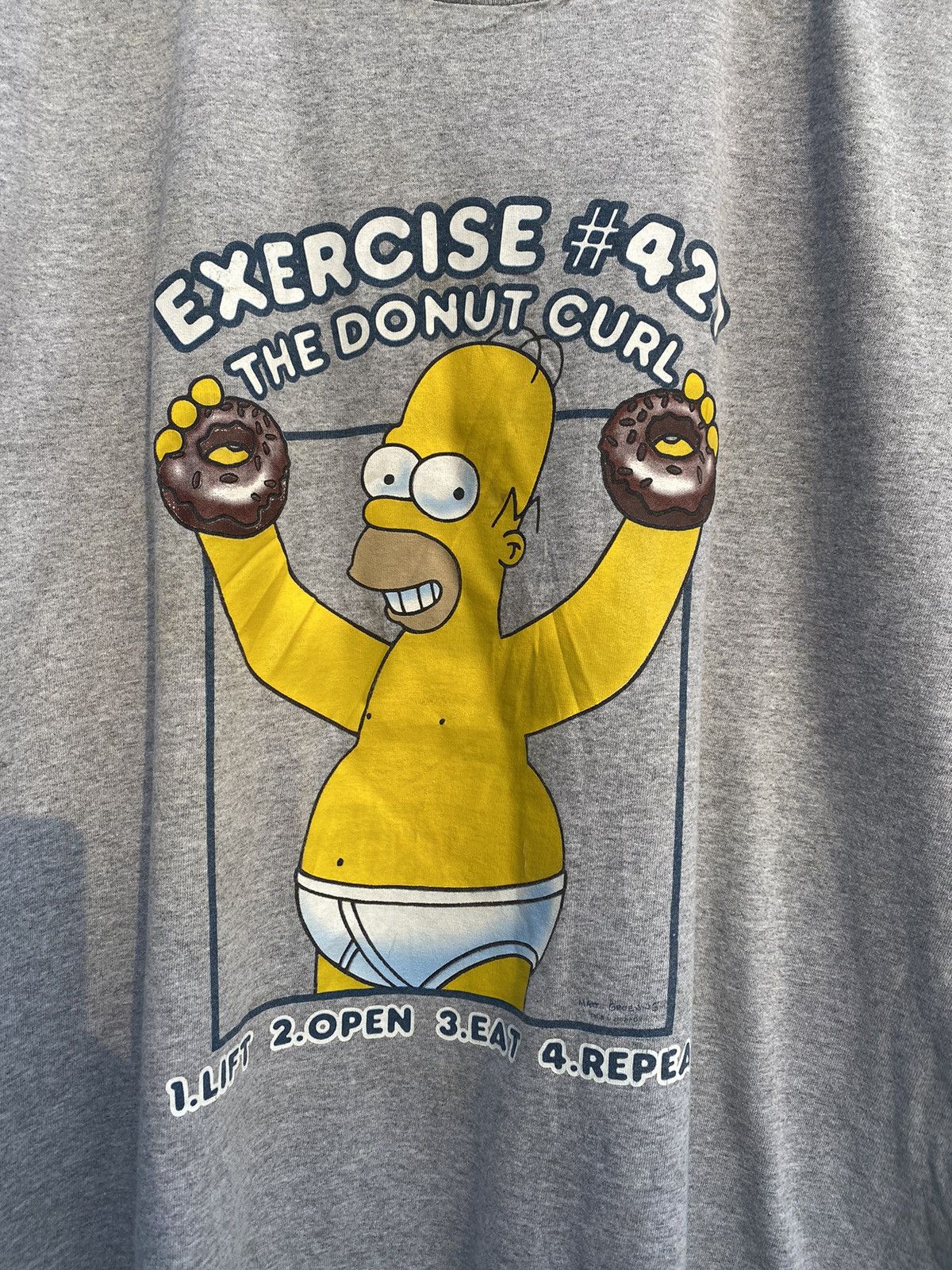 The Simpsons Vintage Y2K Bart Simpson The Donut Curl Size US XL / EU 56 / 4 - 6 Thumbnail