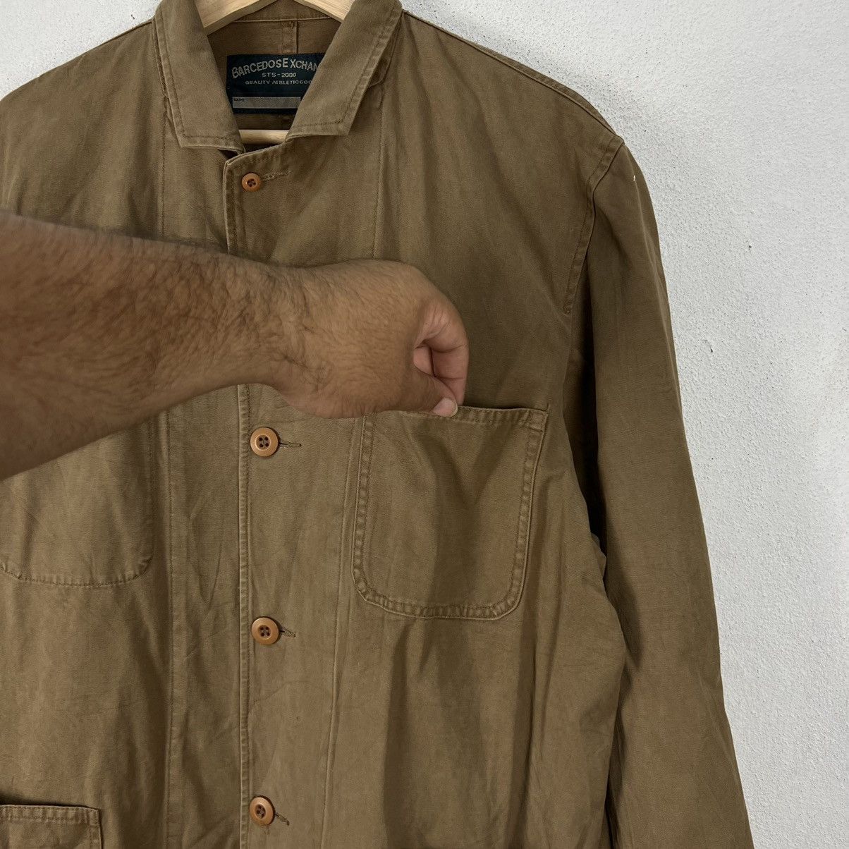 Japanese Brand HIKORY CHORE JACKET BARCEDOSE XCHANGE WORKERS WEAR Size US M / EU 48-50 / 2 - 6 Thumbnail