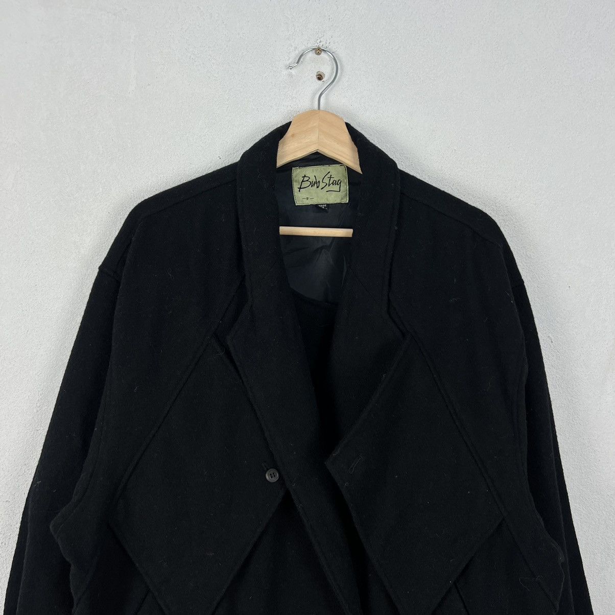 Japanese Brand RARE ULTIMATE BLACK DOUBLE BREAST BOMBER JACKET BUB STAG Size US L / EU 52-54 / 3 - 3 Thumbnail