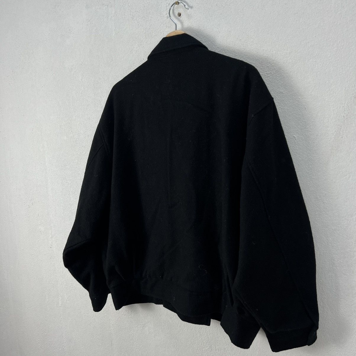 Japanese Brand RARE ULTIMATE BLACK DOUBLE BREAST BOMBER JACKET BUB STAG Size US L / EU 52-54 / 3 - 11 Thumbnail