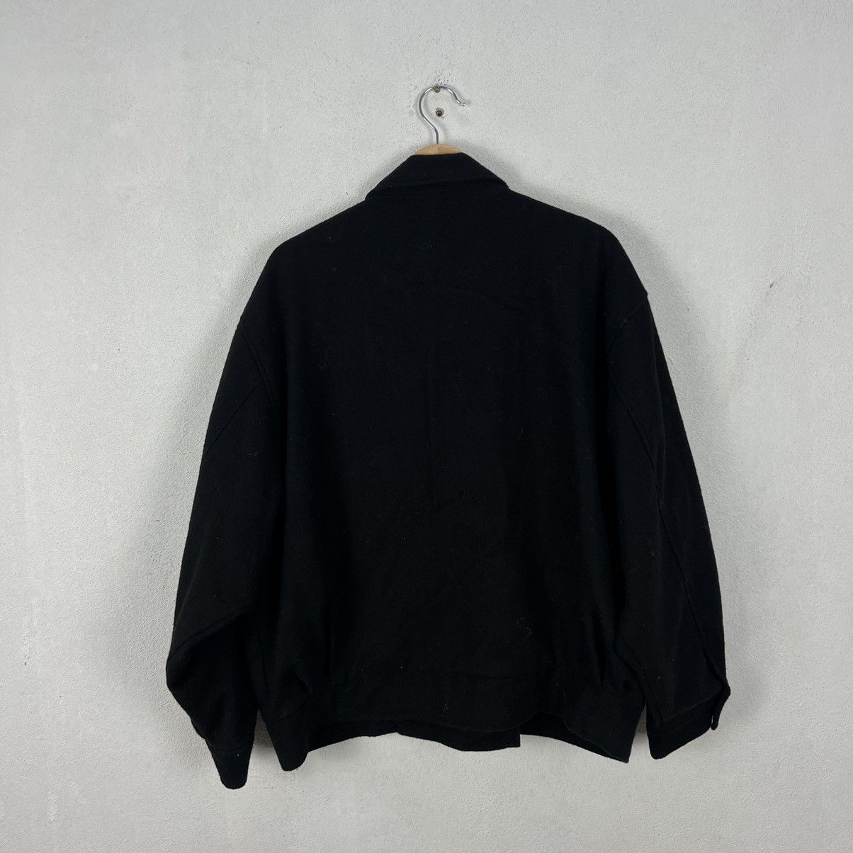 Japanese Brand RARE ULTIMATE BLACK DOUBLE BREAST BOMBER JACKET BUB STAG Size US L / EU 52-54 / 3 - 10 Thumbnail
