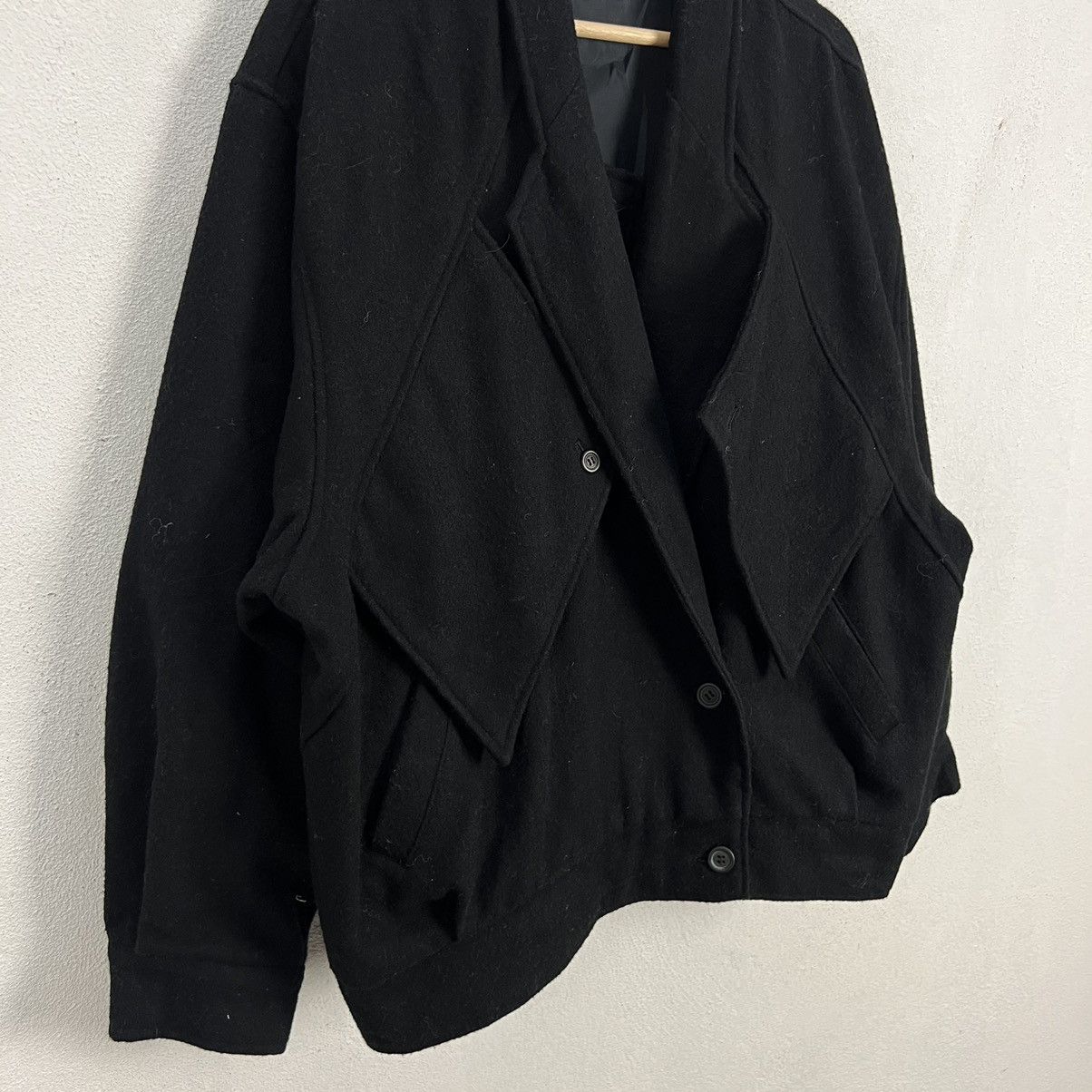 Japanese Brand RARE ULTIMATE BLACK DOUBLE BREAST BOMBER JACKET BUB STAG Size US L / EU 52-54 / 3 - 5 Thumbnail