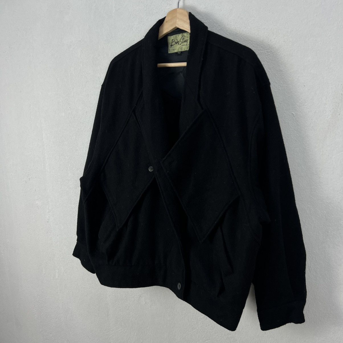 Japanese Brand RARE ULTIMATE BLACK DOUBLE BREAST BOMBER JACKET BUB STAG Size US L / EU 52-54 / 3 - 2 Thumbnail