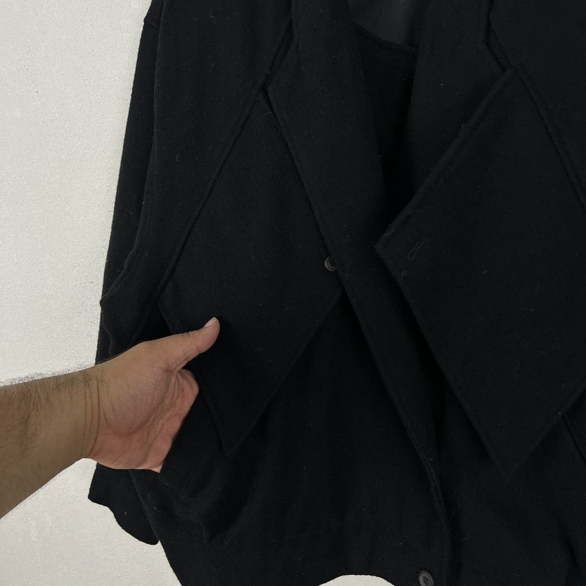 Japanese Brand RARE ULTIMATE BLACK DOUBLE BREAST BOMBER JACKET BUB STAG Size US L / EU 52-54 / 3 - 8 Thumbnail