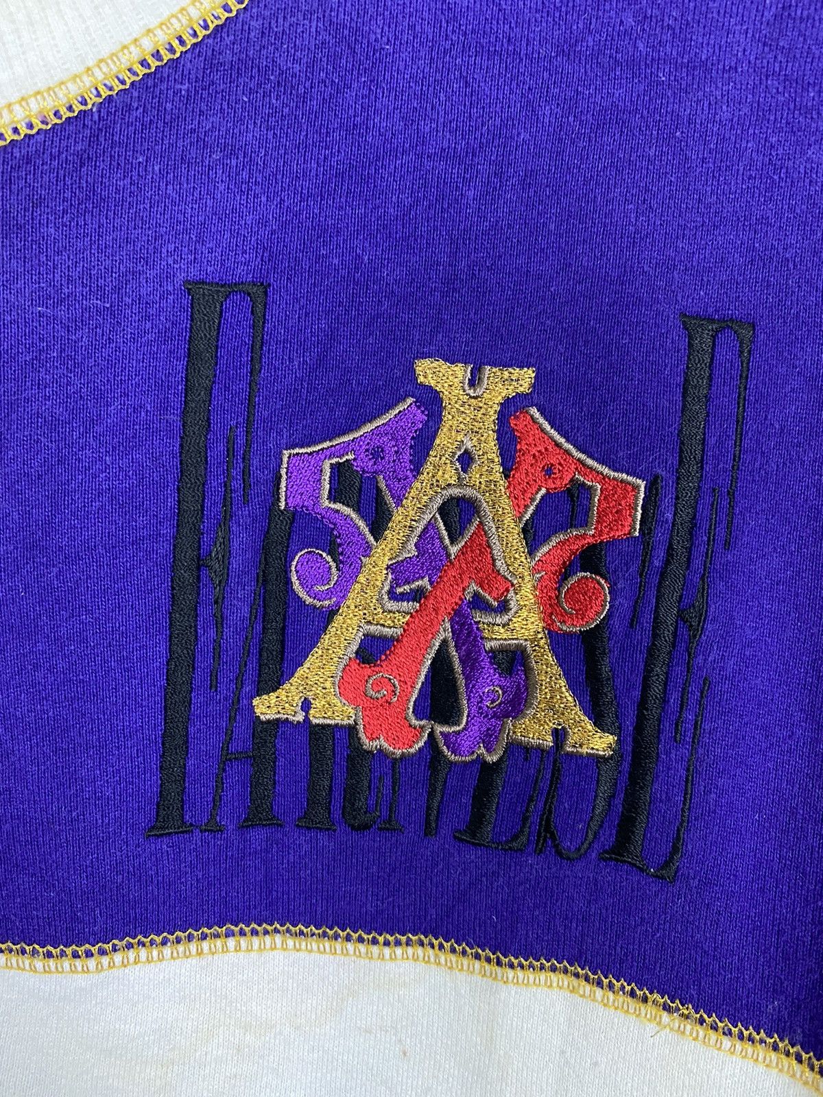 Japanese Brand × Vintage VINTAGE FARNESE EMBROIDEREY LOGO SHORT SLEEVE SWEATER Size US L / EU 52-54 / 3 - 6 Thumbnail