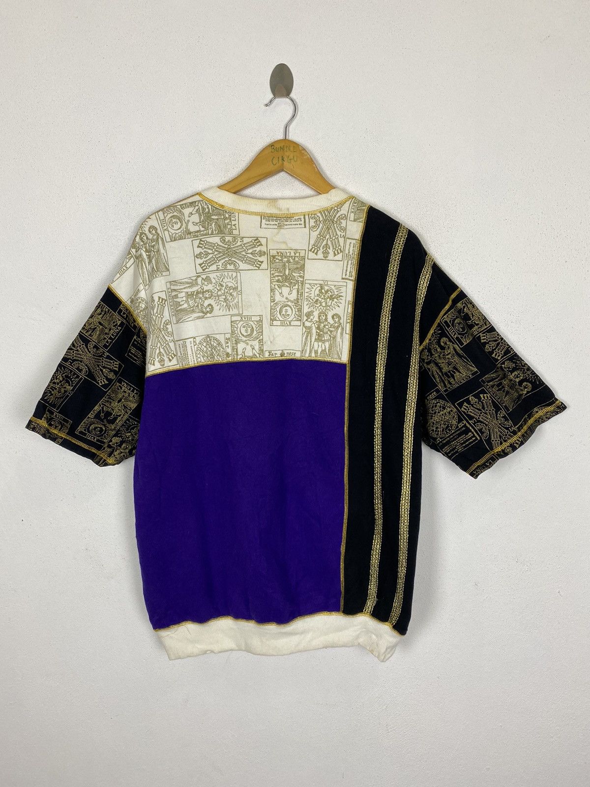 Japanese Brand × Vintage VINTAGE FARNESE EMBROIDEREY LOGO SHORT SLEEVE SWEATER Size US L / EU 52-54 / 3 - 3 Thumbnail