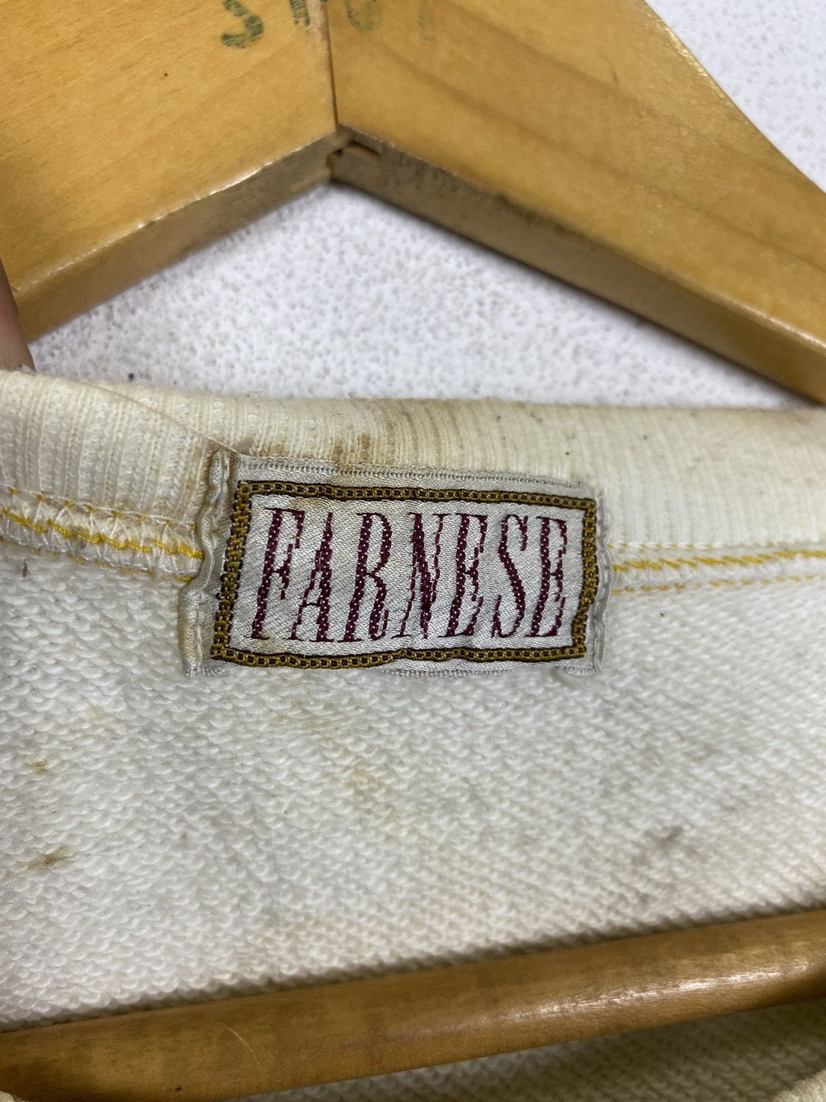 Japanese Brand × Vintage VINTAGE FARNESE EMBROIDEREY LOGO SHORT SLEEVE SWEATER Size US L / EU 52-54 / 3 - 9 Thumbnail