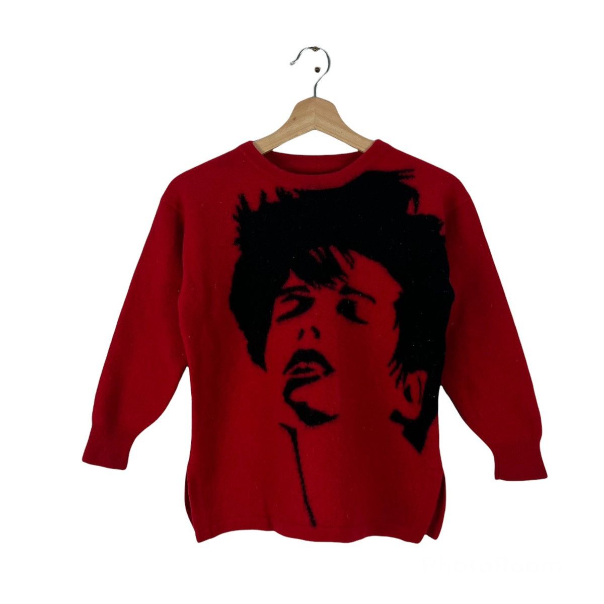 Japanese Brand RARE FLEECE SWEATSHIRT DAVID BOWIE BIG LOGO Size US S / EU 44-46 / 1 - 1 Thumbnail