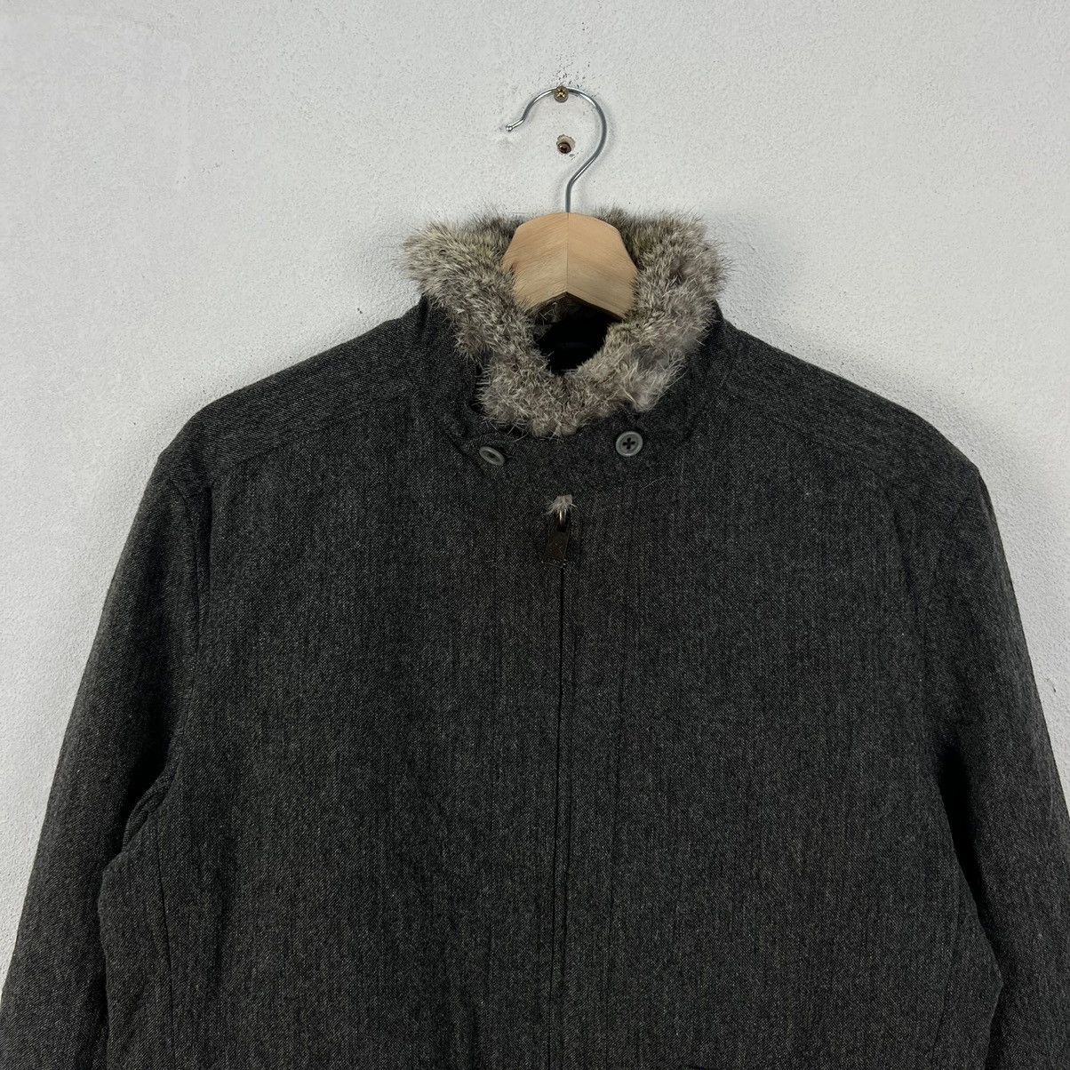 Calvin Klein CALVIN KLEIN MINK FUR COLLAR ZIPPER JACKET Size US L / EU 52-54 / 3 - 3 Thumbnail