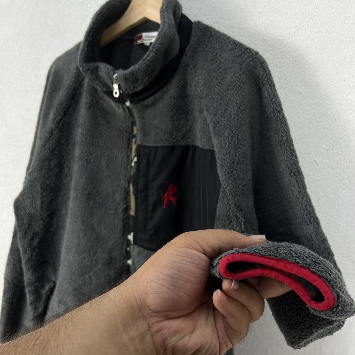 Japanese Brand VINTAGE LAD SWINGER SPORTS FLEECE SHERPA JACKET MADE INJAPAN Size US L / EU 52-54 / 3 - 7 Thumbnail