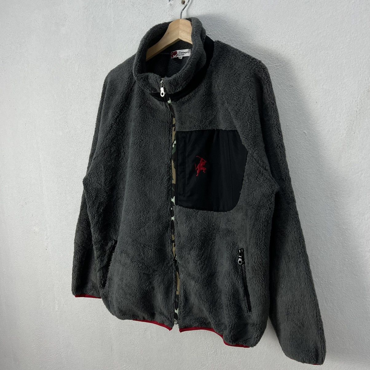 Japanese Brand VINTAGE LAD SWINGER SPORTS FLEECE SHERPA JACKET MADE INJAPAN Size US L / EU 52-54 / 3 - 2 Thumbnail