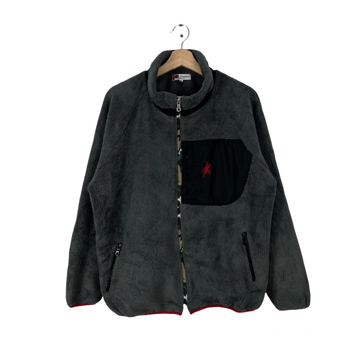 Japanese Brand VINTAGE LAD SWINGER SPORTS FLEECE SHERPA JACKET MADE INJAPAN Size US L / EU 52-54 / 3 - 1 Thumbnail