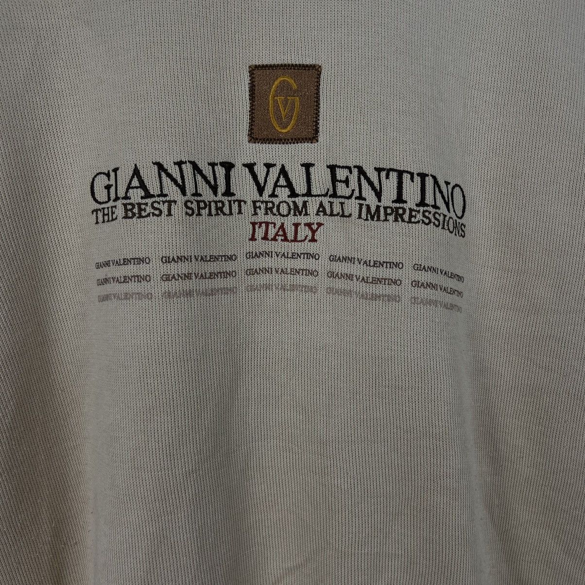 Japanese Brand VINTAGE GIANNI VALENTINO SWEATSHIRT BIG LOGO Size US L / EU 52-54 / 3 - 3 Thumbnail