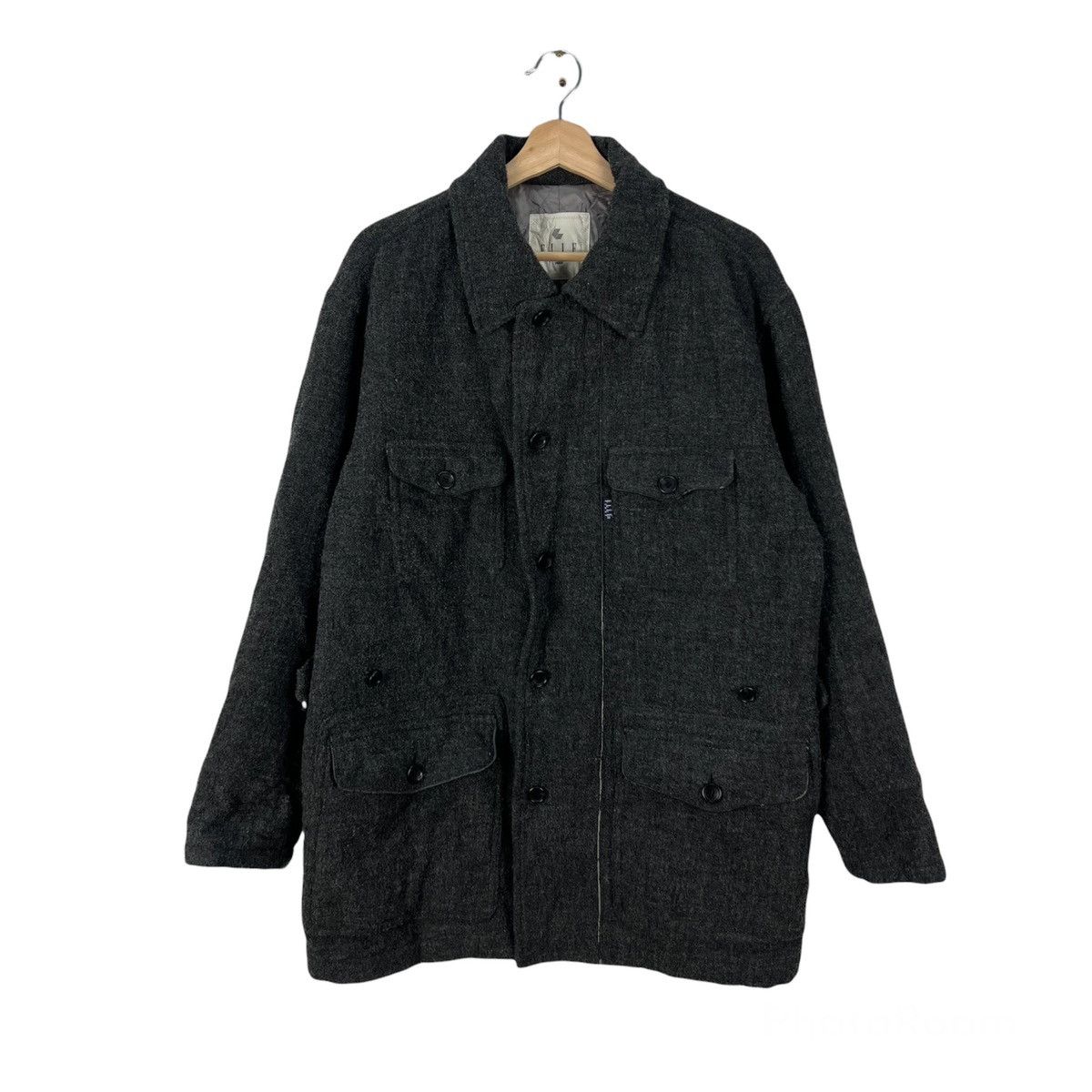 Japanese Brand VINTAGE ELLE HOMME PARIS WOOL JACKET MULTI POCKET Size US L / EU 52-54 / 3 - 1 Thumbnail