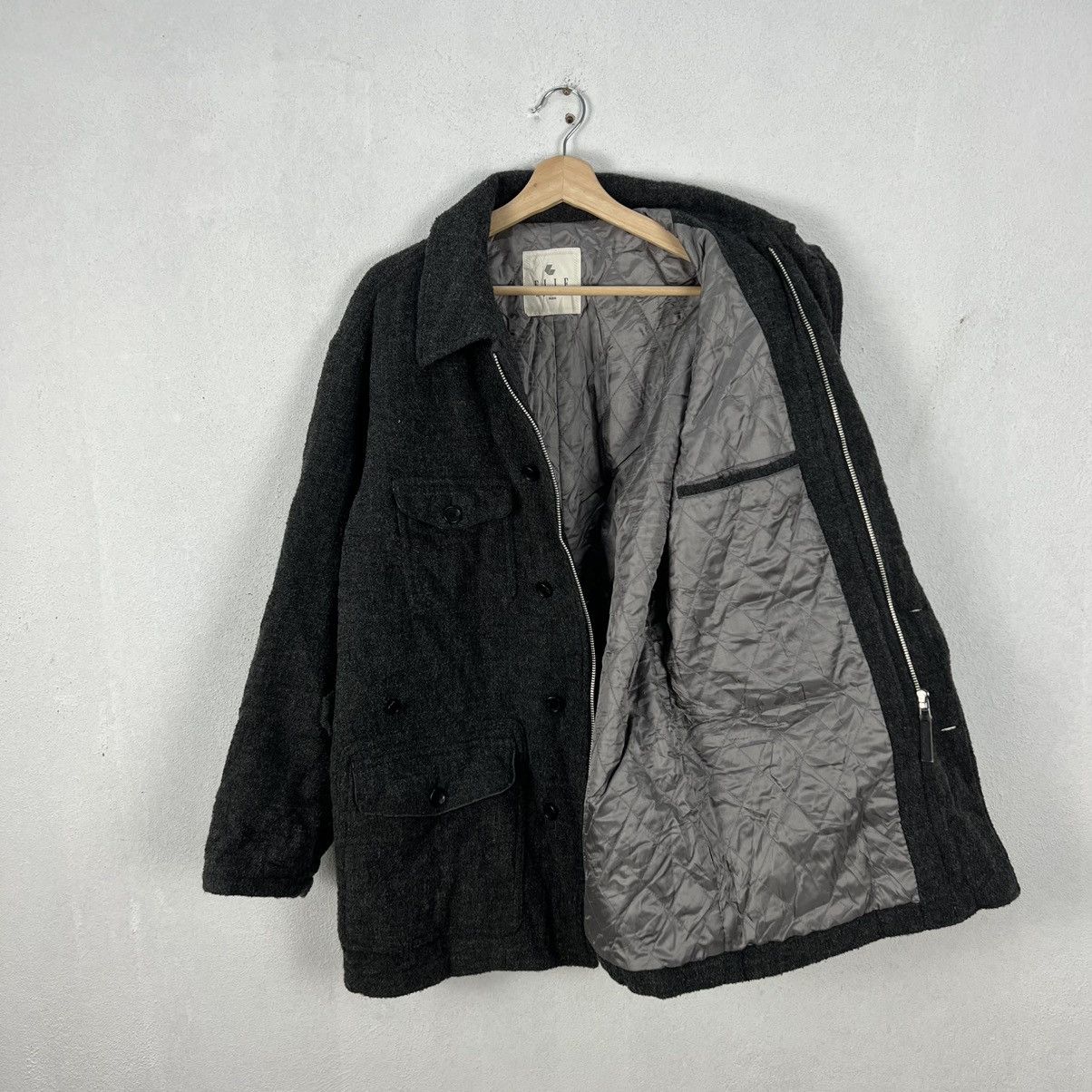 Japanese Brand VINTAGE ELLE HOMME PARIS WOOL JACKET MULTI POCKET Size US L / EU 52-54 / 3 - 12 Thumbnail