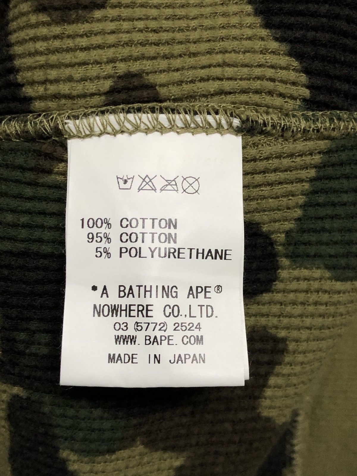 Bape 1st Camo Thermal Crewneck Size US M / EU 48-50 / 2 - 6 Thumbnail